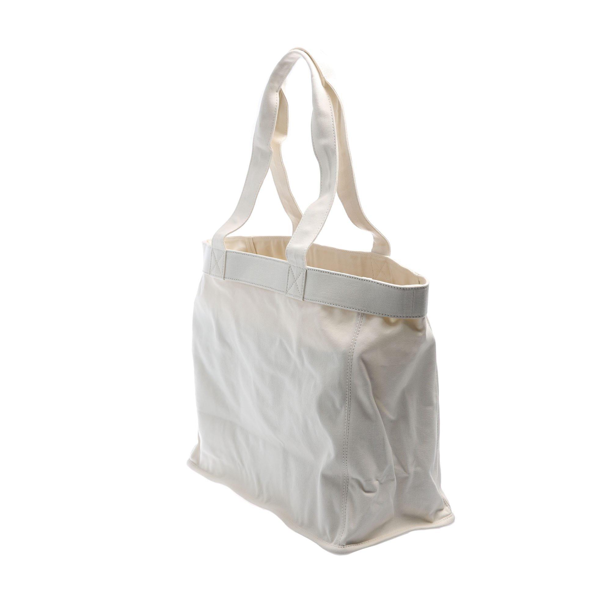 White - Hugo - Becky Canvas Tote Bag - 5