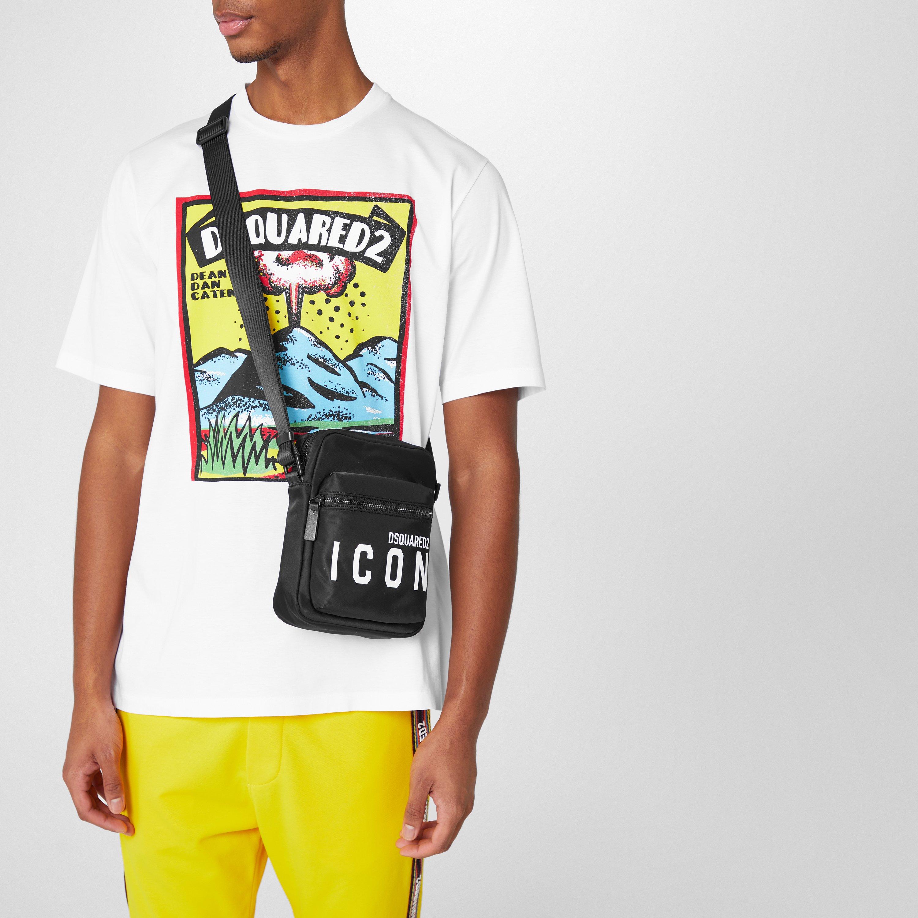DSQUARED2 ICON メッセンジャーバッグ DSquared2 | Icon Messenger Bag | Messenger Bags | Cruise Fashion