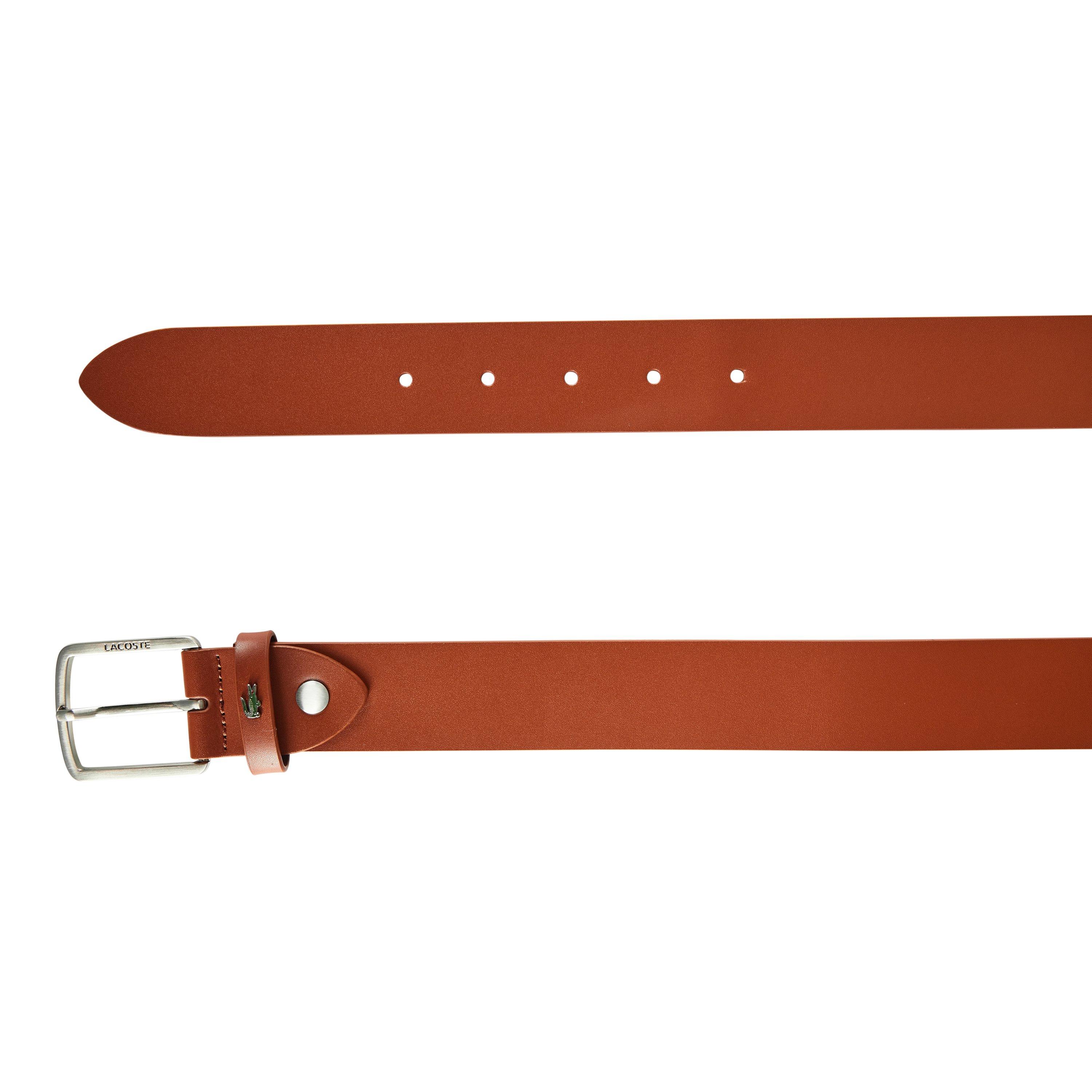 Tan 247 - Lacoste - Lacoste Leather Belt Mens - 3