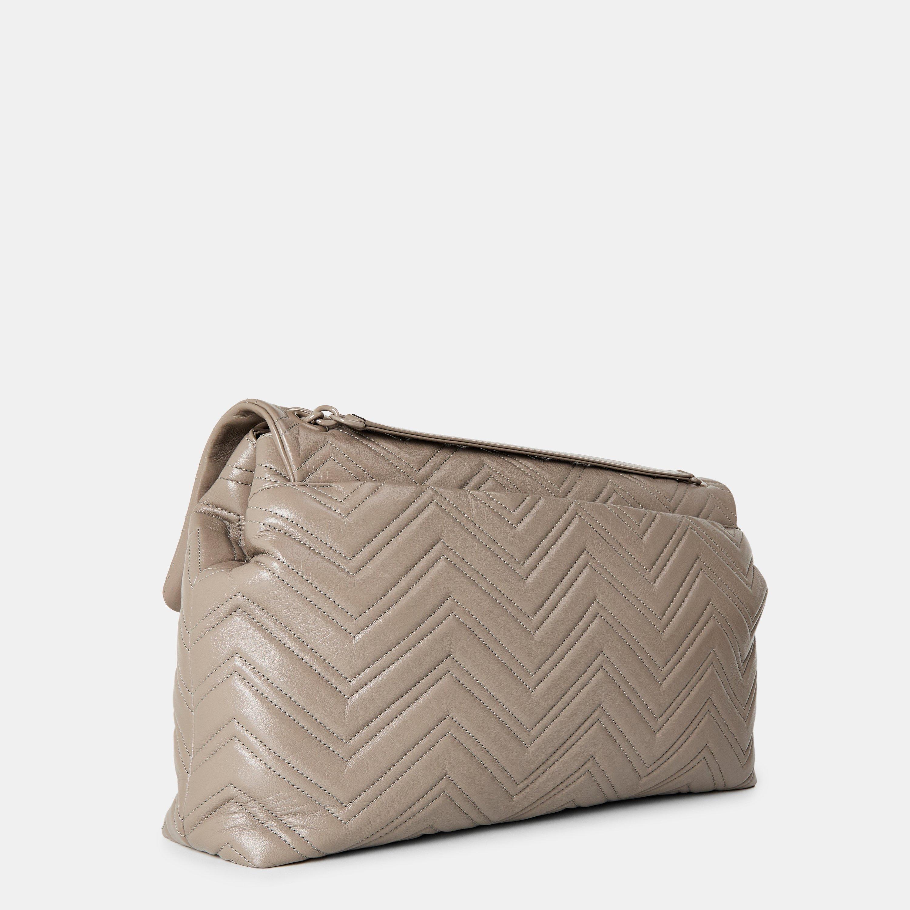 Dust Grey - Gucci - Women's Marmont XL Shoulder Bags - 2