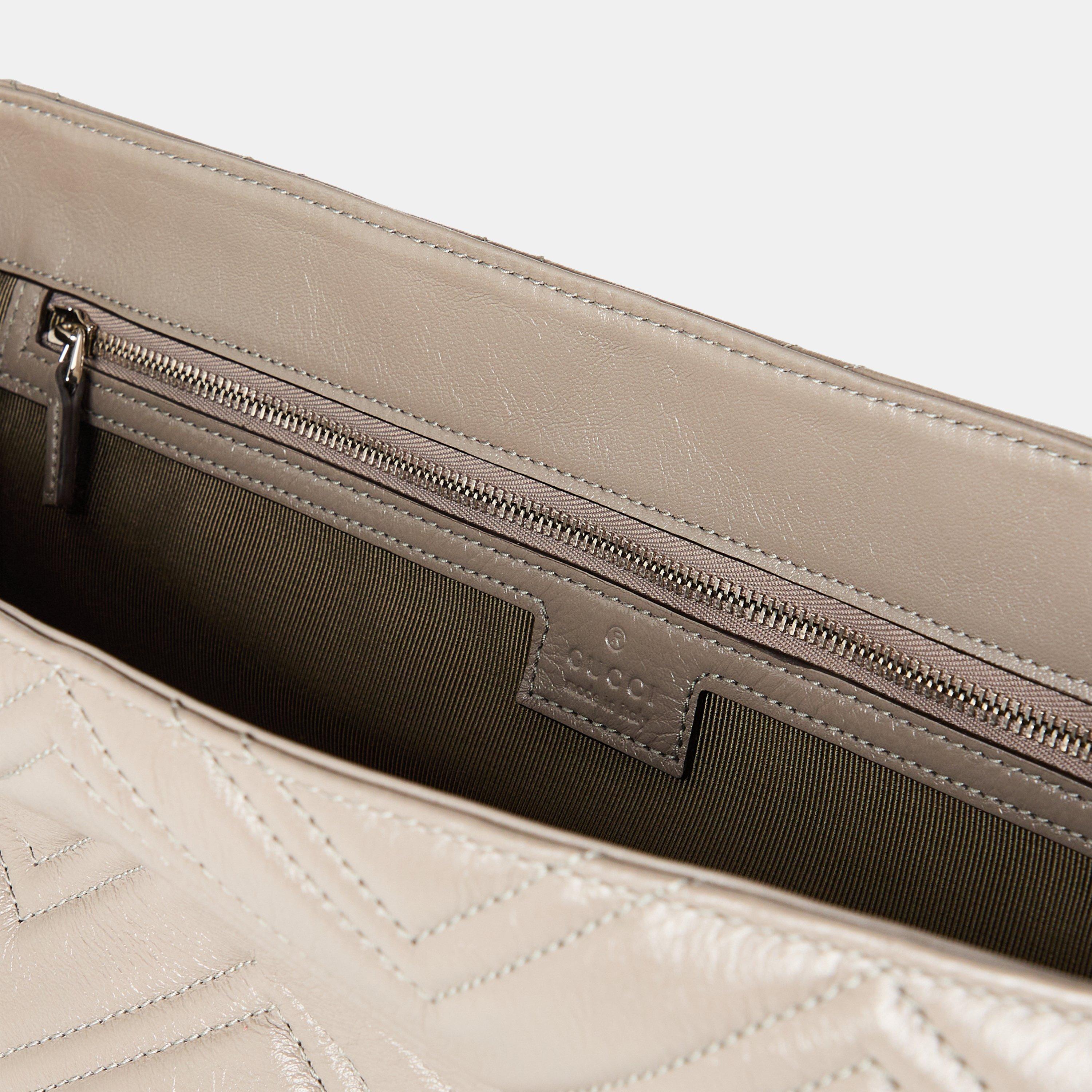 Dust Grey - Gucci - Women's Marmont XL Shoulder Bags - 5