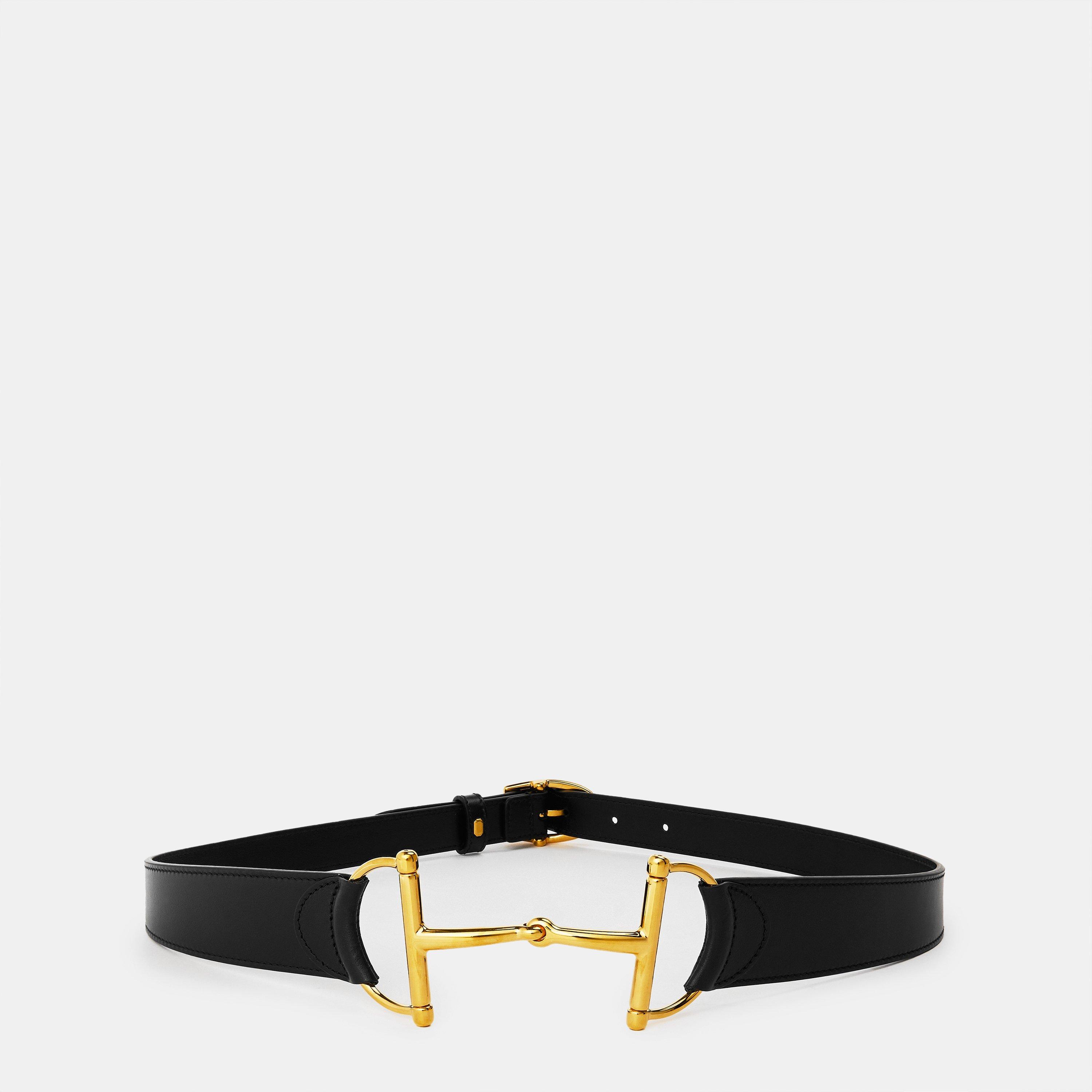 Black - Gucci - Gucci Horsebit Belt Ld54 - 1