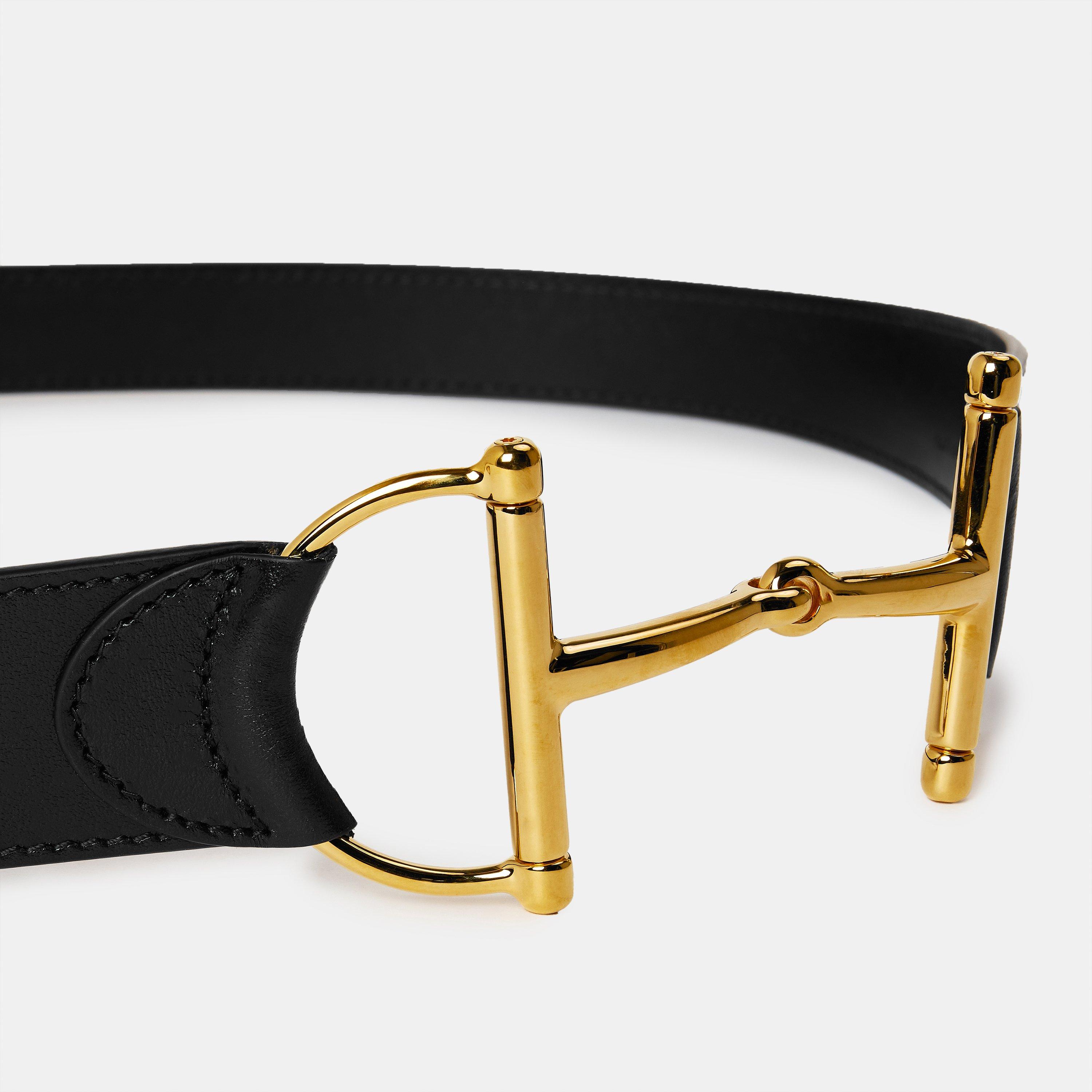 Black - Gucci - Gucci Horsebit Belt Ld54 - 4