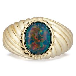 Serge DeNimes Gold Plated Silver Nebula Ring