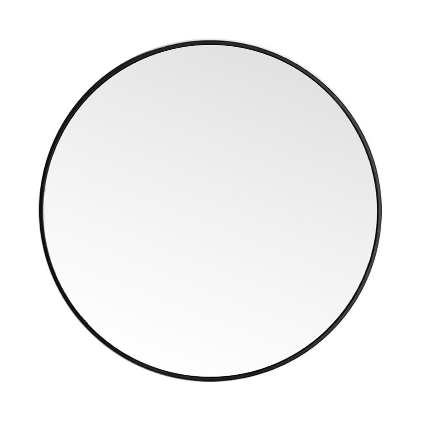 Black - Kabinet UK - Black Round Wall-Mounted Bathroom Mirror 80cm - 6
