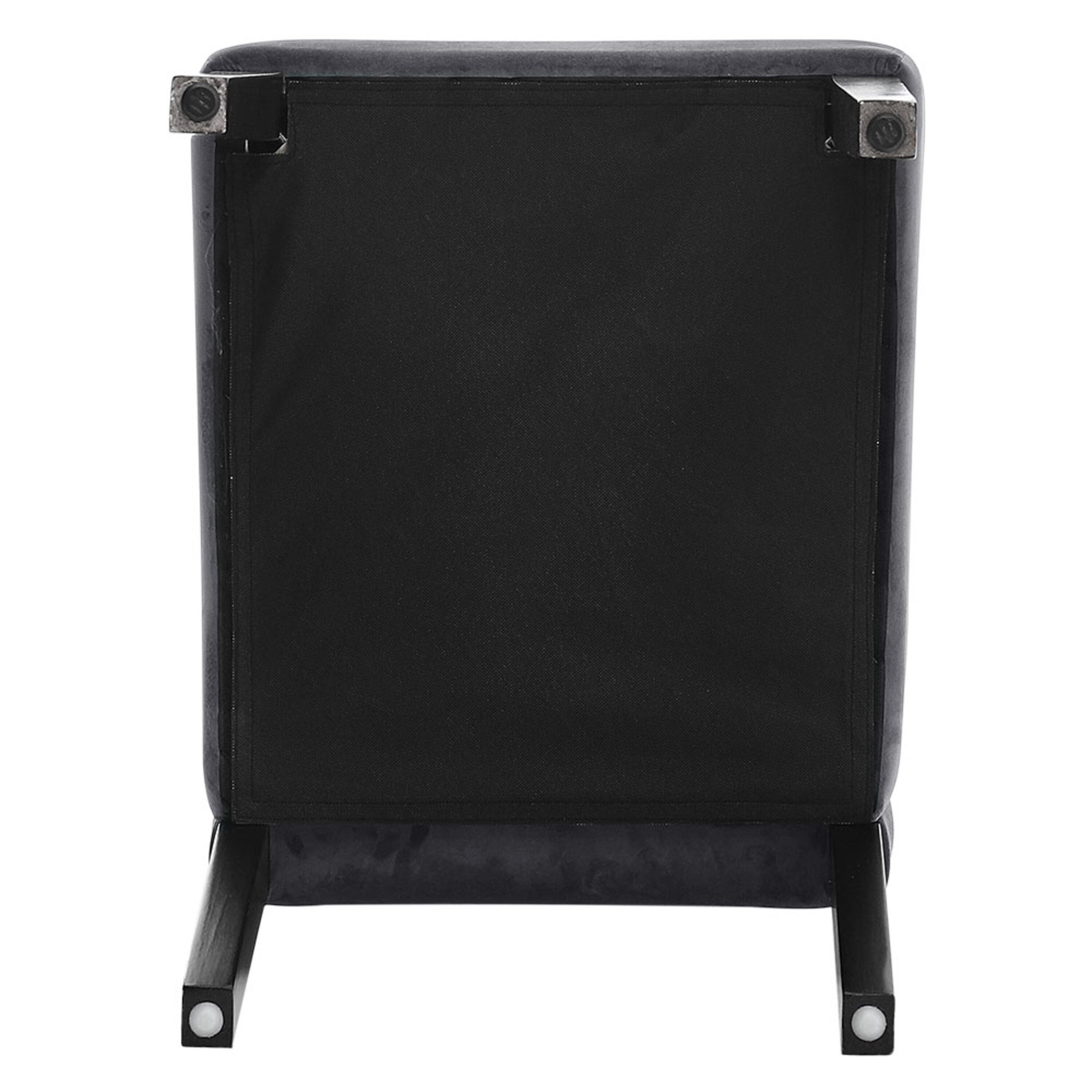 Grey - Kabinet UK - 2 PCS Velvet High Backrest Dinning Chair - 7