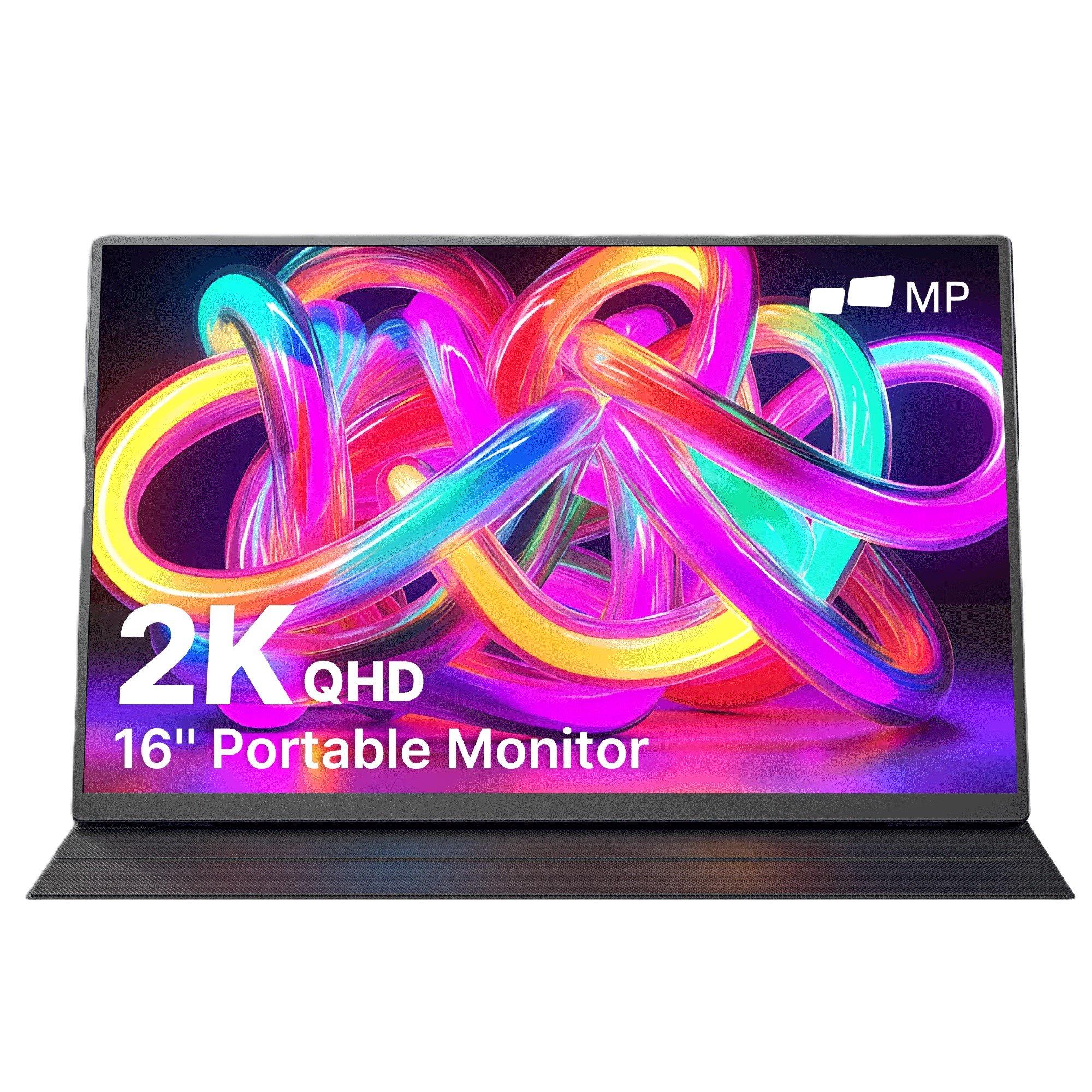 Black - MobilePixel - Mobile Pixel 16 Fold 2.5K QHD Portable USB-C Monitor - 1