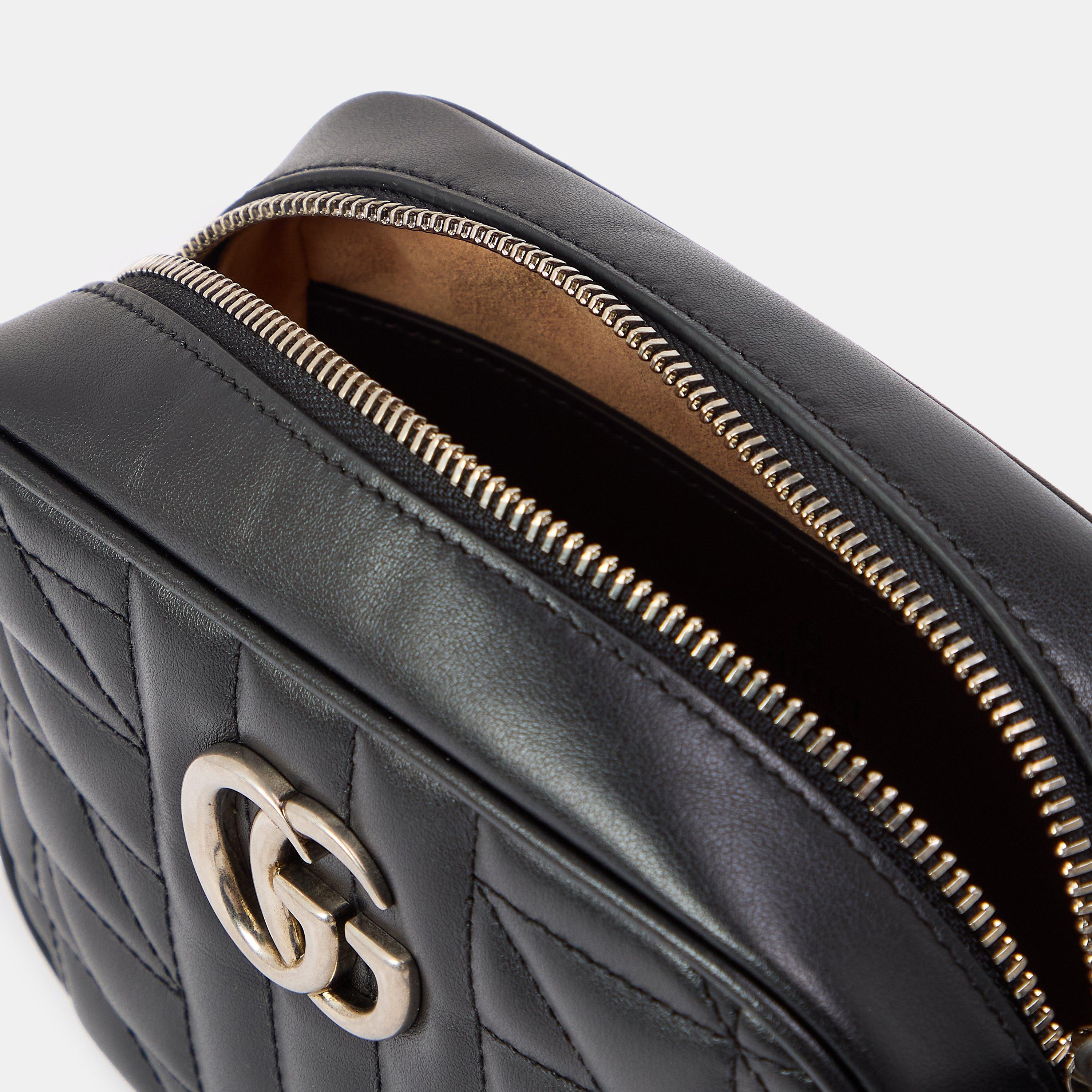 Black 1000 - Gucci - Mini Marmont Metelasse Bag - 5