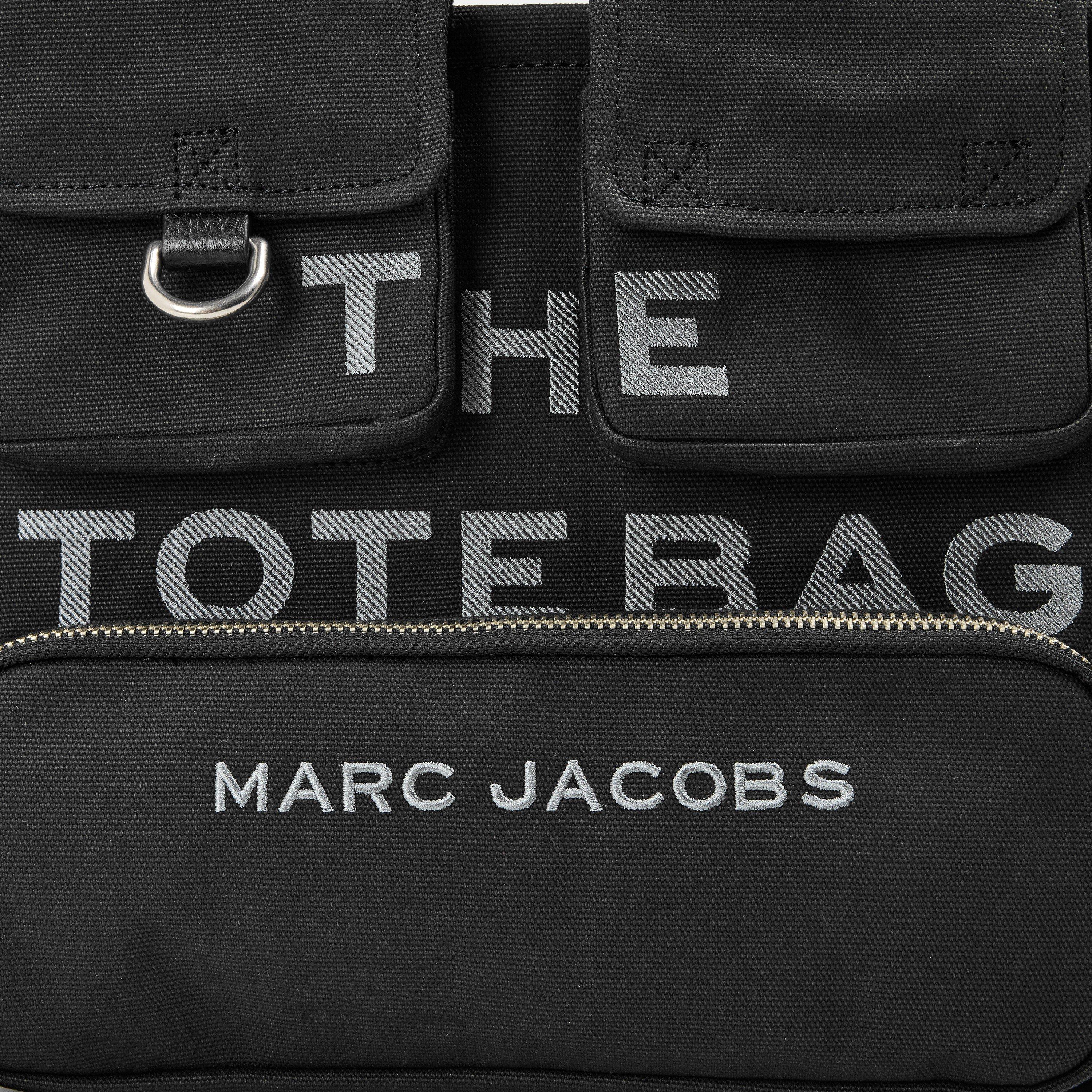 BLACK - Marc Jacobs - The Cargo Canvas Medium Tote Bag - 3