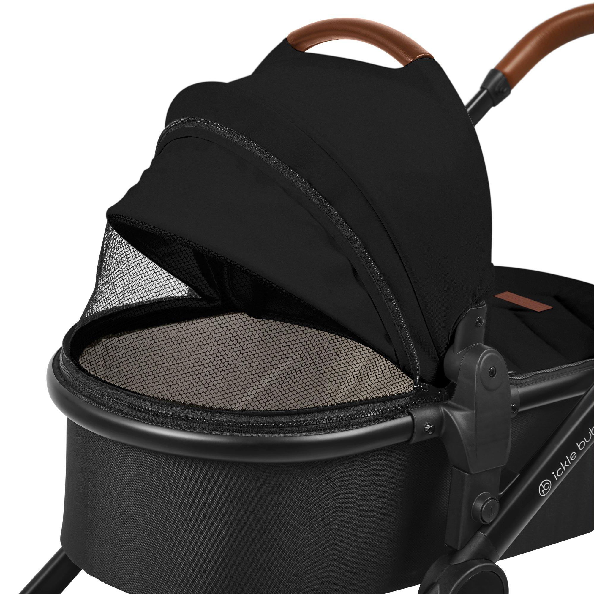 Black/Black/Tan - Ickle Bubba - Virgo Single to Double Travel System - 5