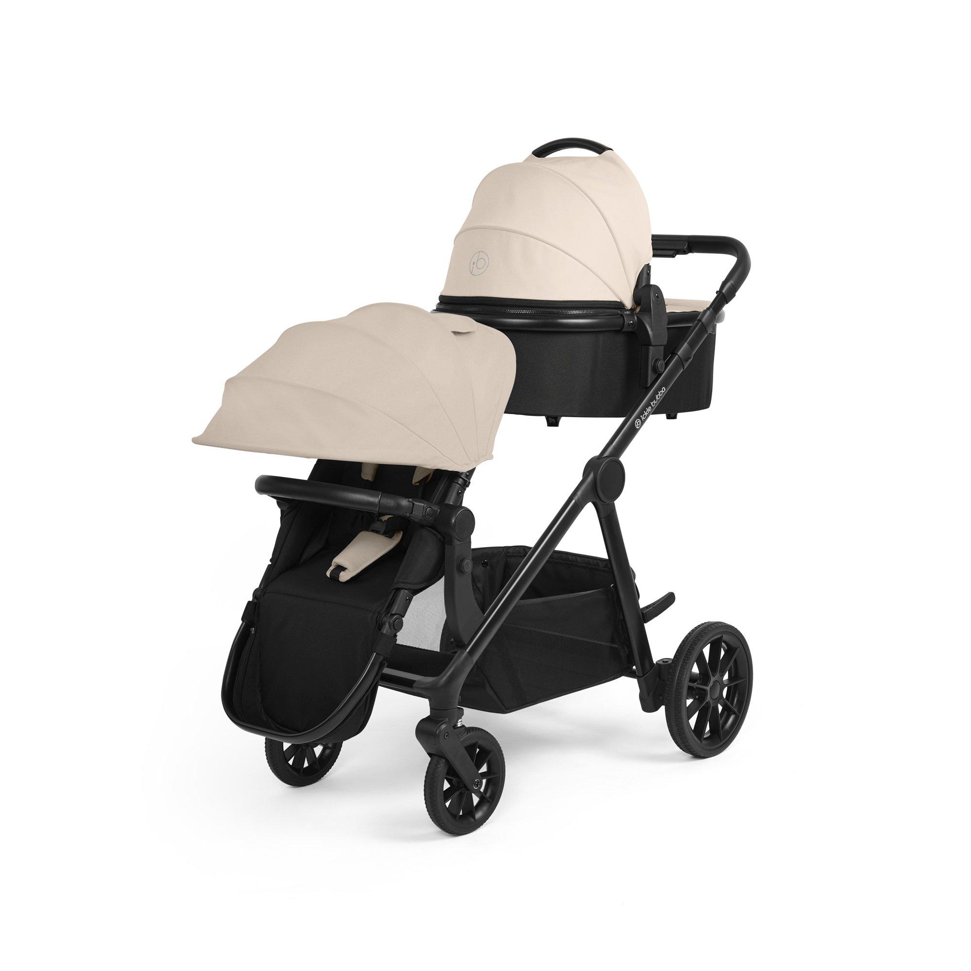 Black/Stone/Bla - Ickle Bubba - Virgo Single to Double Travel System - 2
