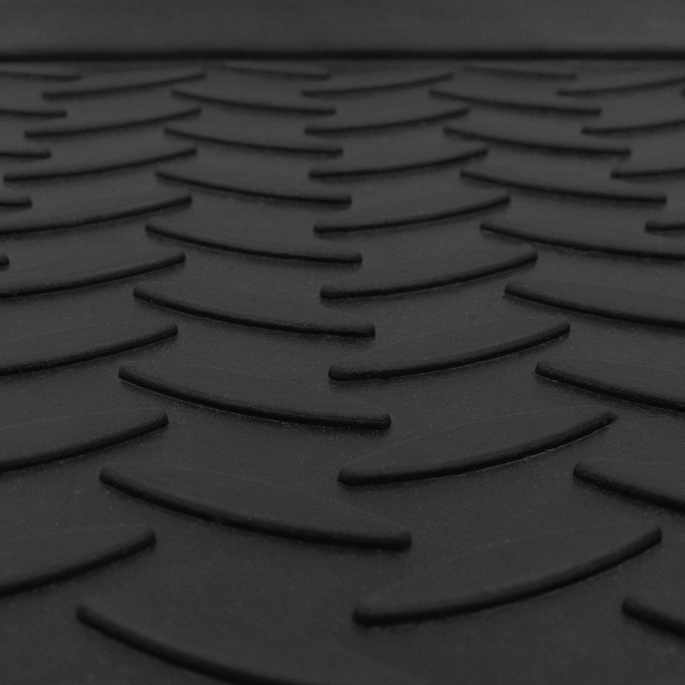 Black - JVL - Opus Rubber Boot Tray Mat - 4