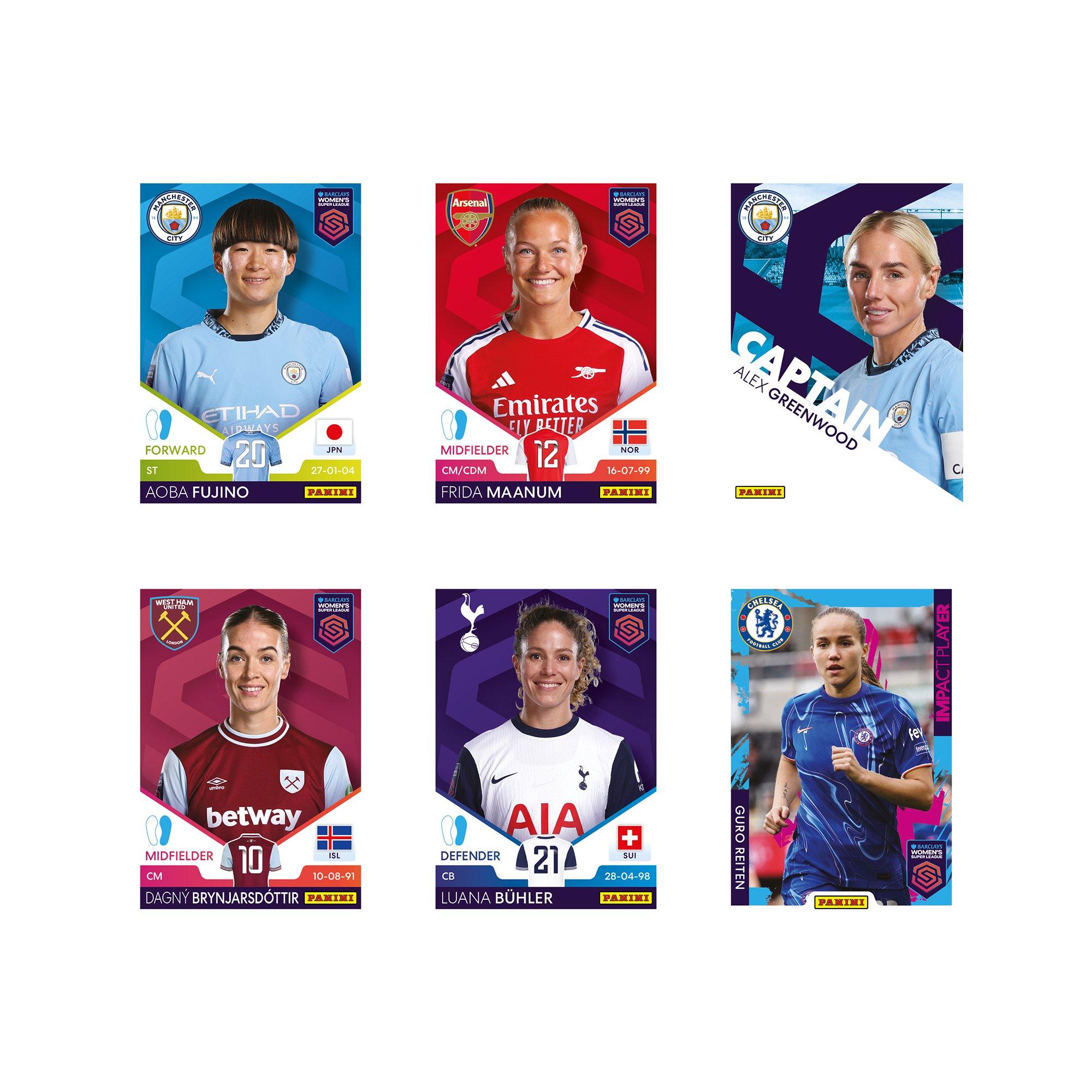 5 Aufkleber - Panini - Barclays Women's Super League Official Sticker Collection 2025 - Packs - 5