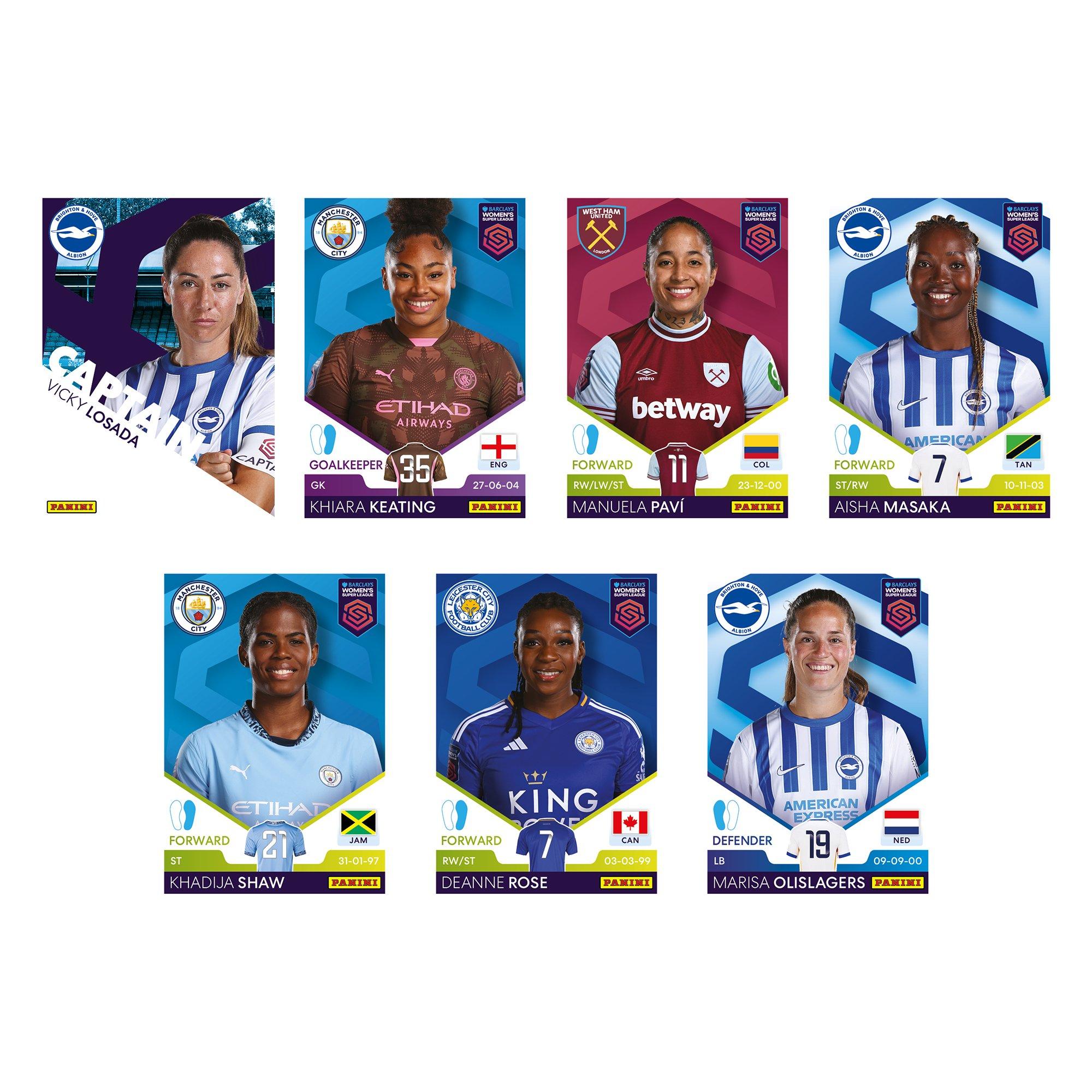 Pack multi - Panini - Barclays Women's Super League Official Sticker Collection 2025 - Multipack - 4