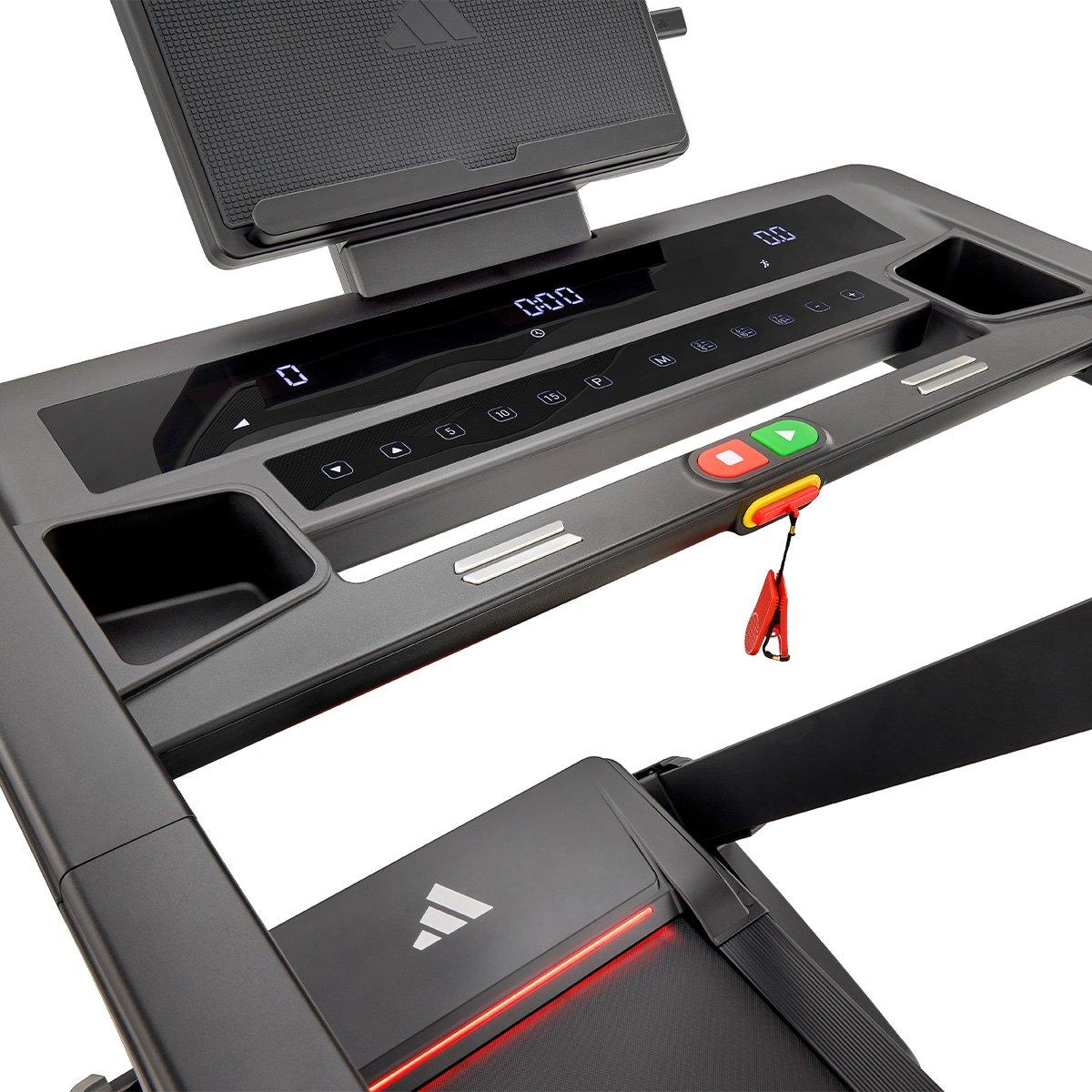 Black - adidas - adidas T-25 Treadmill - 3