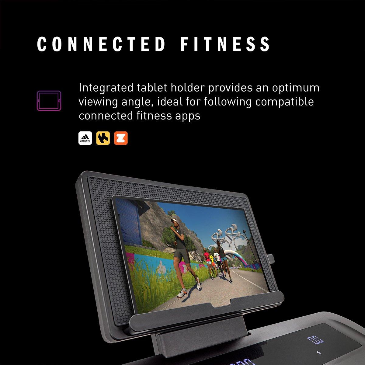 Black - adidas - adidas T-25 Treadmill - 8