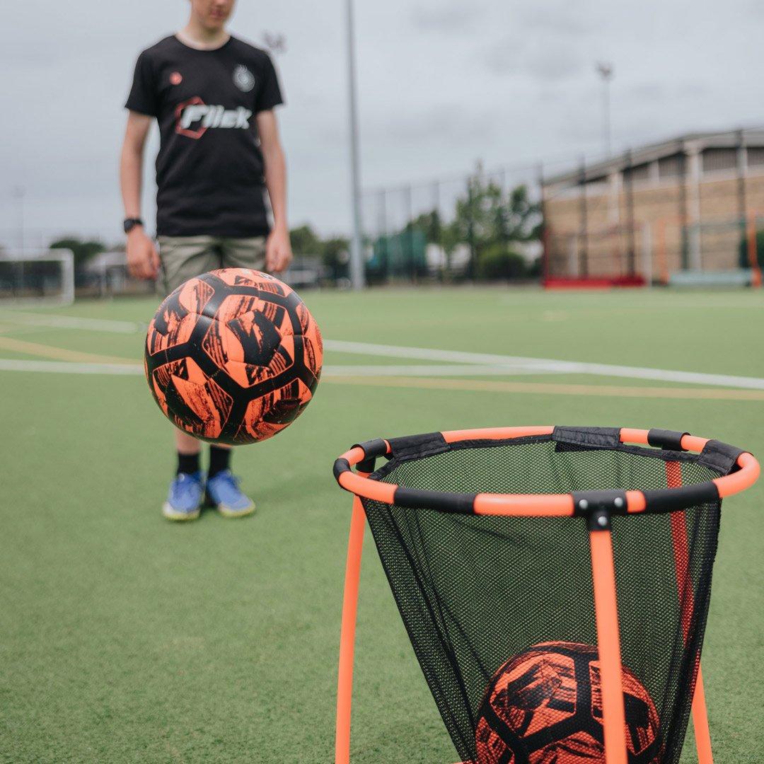 Orange & Black - Football Flick - Football Flick Urban Skills Set - 8