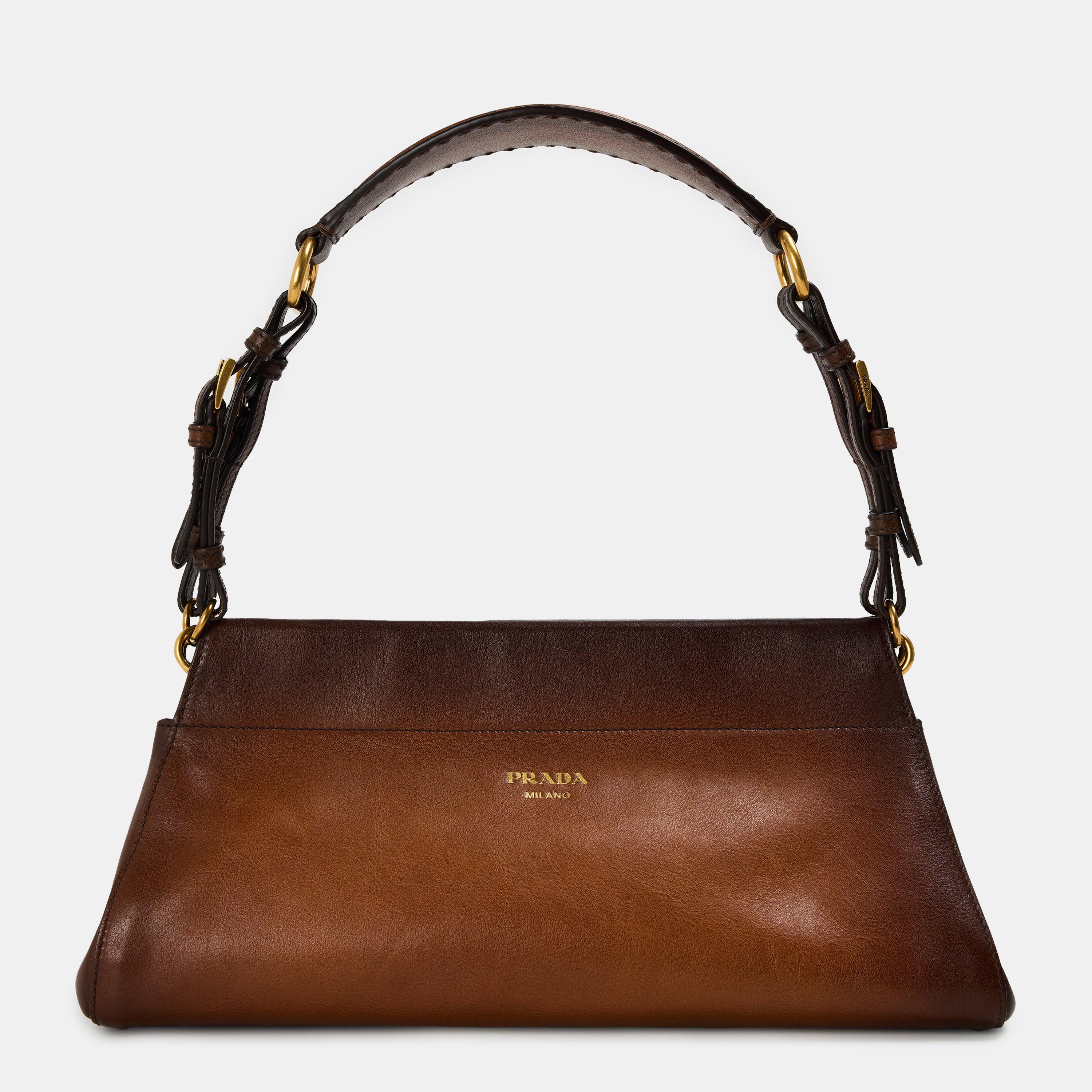 Prada Women's Multi Buckle Top Handle Bag | Cruise Fashion