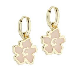 Ted Baker Larli Flower Enamel Huggie Earrings