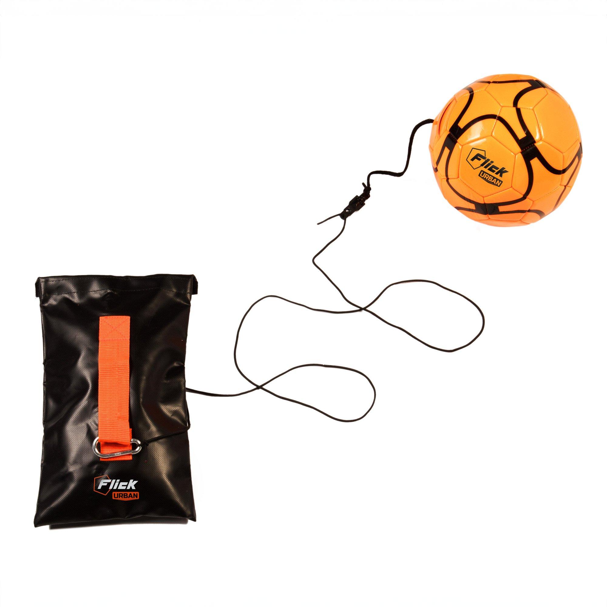 Black & Orange - Football Flick - Urban Return Size Ball 5 - 2