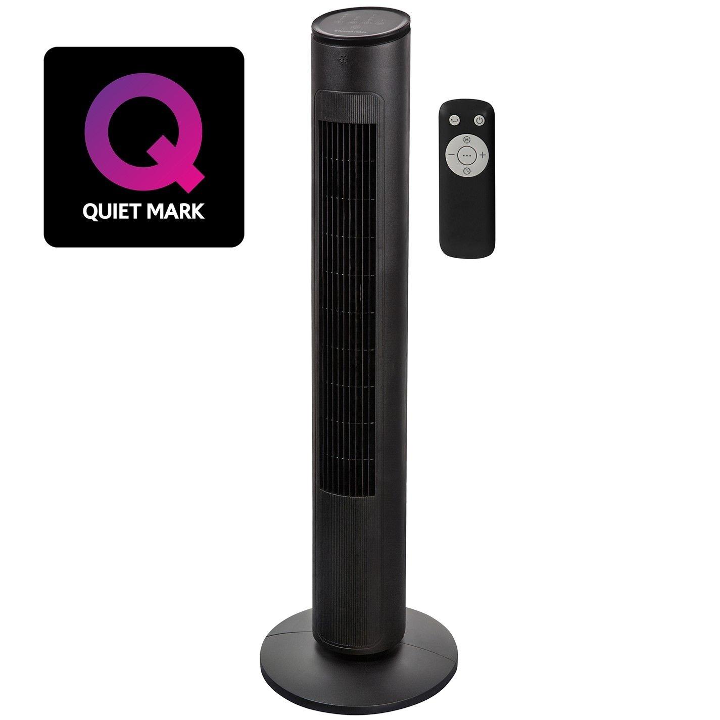Black - Russell Hobbs - RHTWR3SB Premium Tower Fan in Black - 8