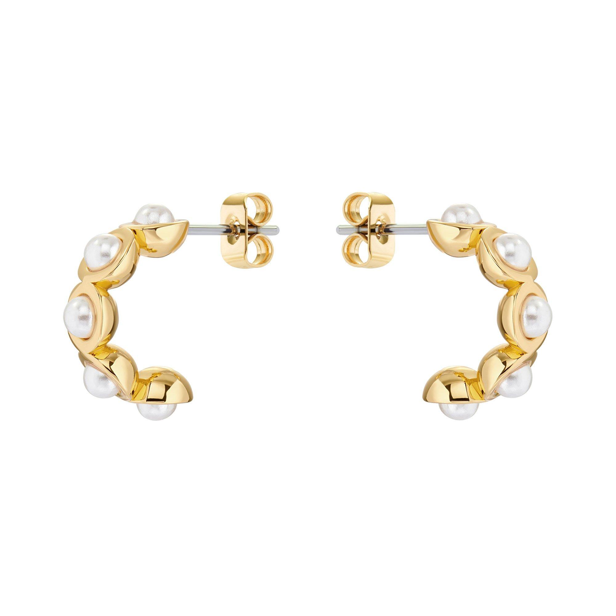 Goud/Parel - Ted Baker - Pheona Pearl Hoop Earrings - 2
