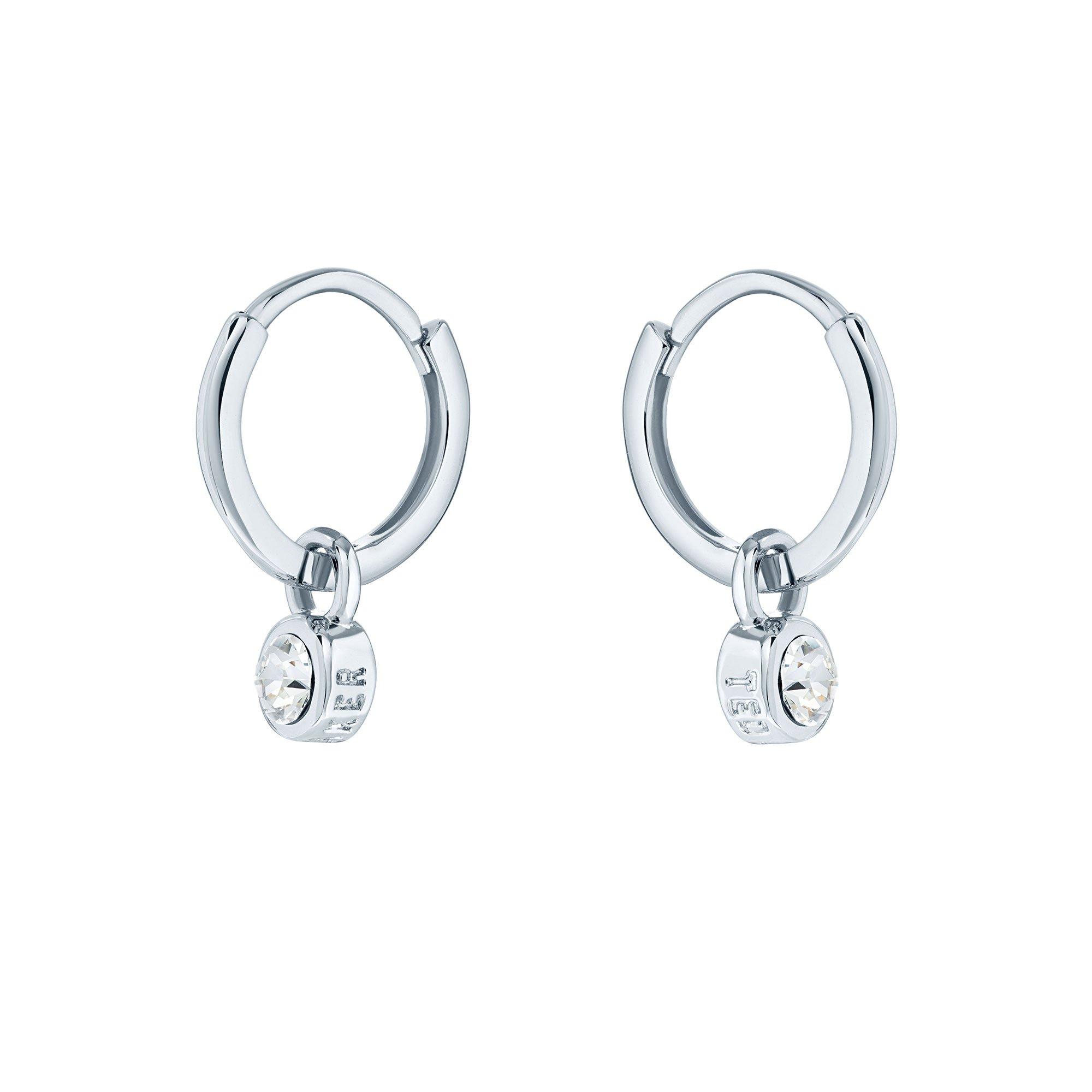 Zilver/Kristal - Ted Baker - Sinalaa Crystal Huggie Earrings - 2