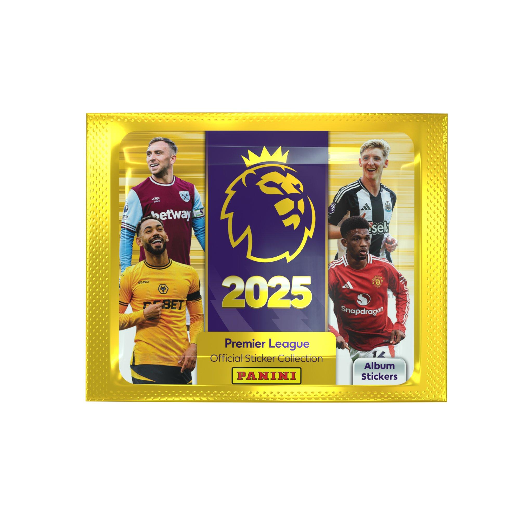 5 stickers - Panini - Premier League 2024 2025 Stickers Box - 5
