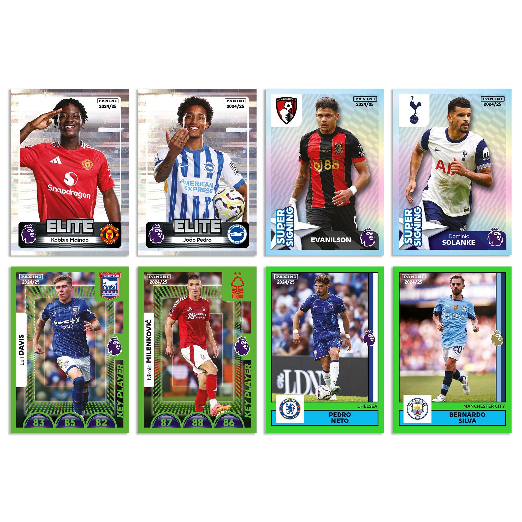 5 stickers - Panini - Premier League 2024 2025 Stickers Box - 8