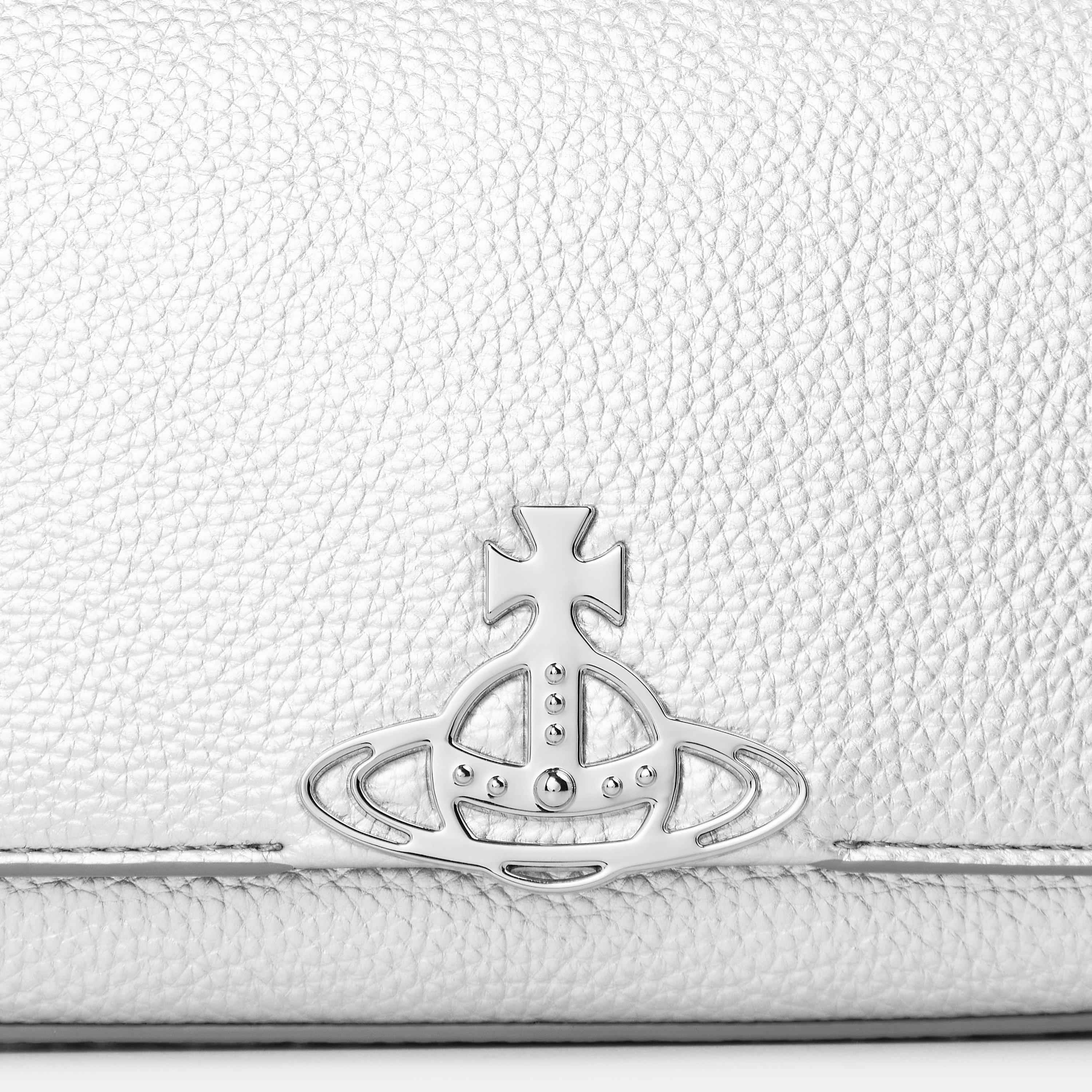 Silver - Vivienne Westwood - Womens Hazel Medium Shoulder Bag - 4
