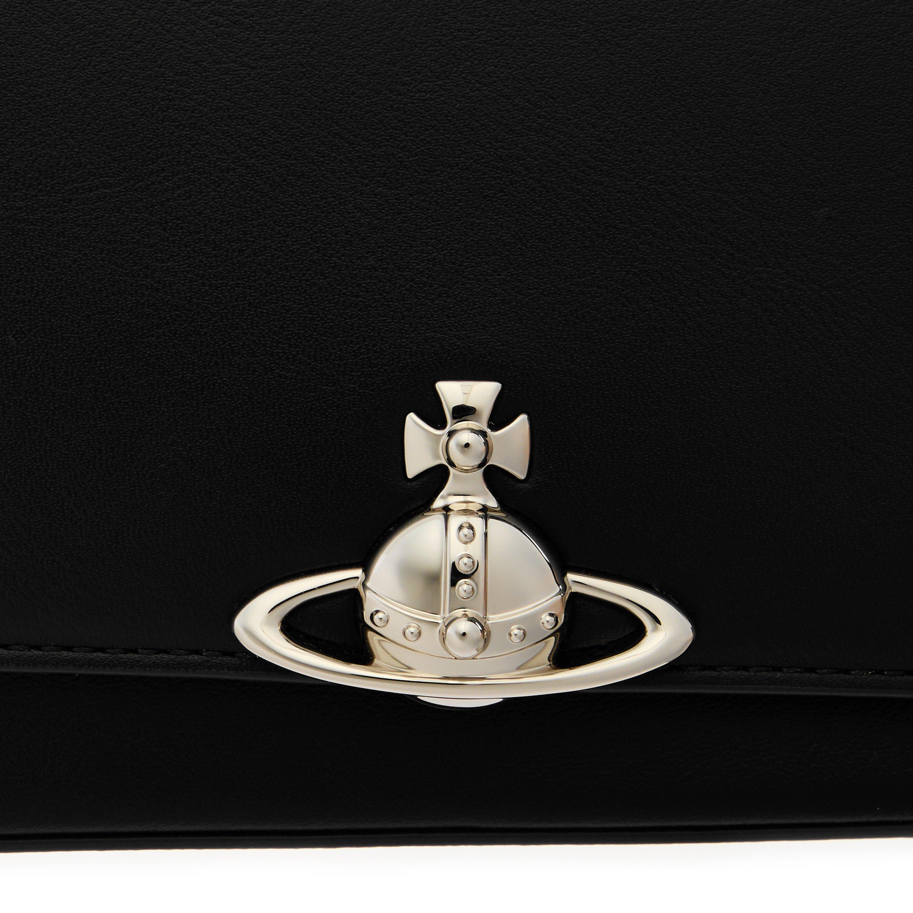 Black - Vivienne Westwood - Womens Hazel Medium Shoulder Bag - 4