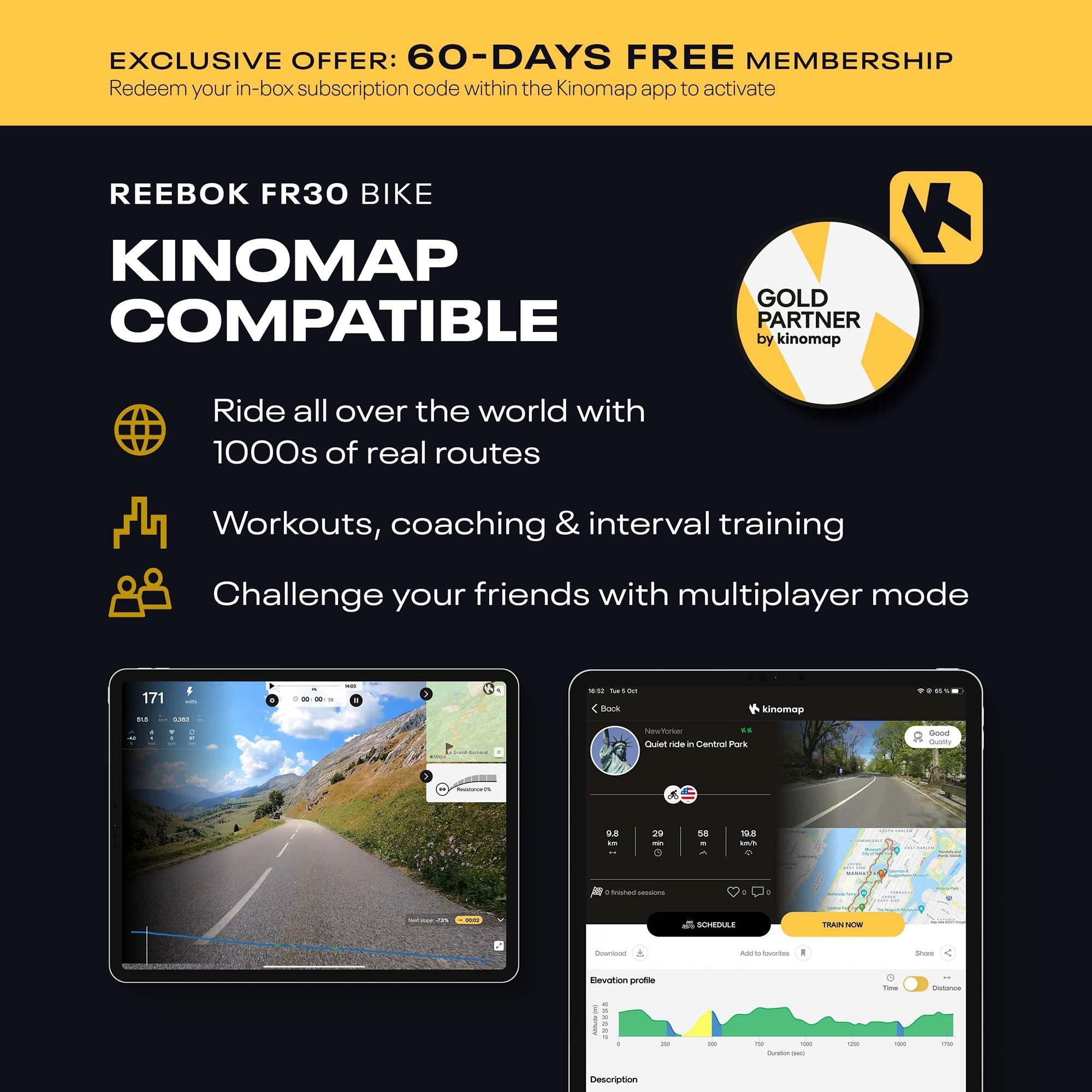 Blue - Reebok - Reebok FR30 Exercise Bike - 7