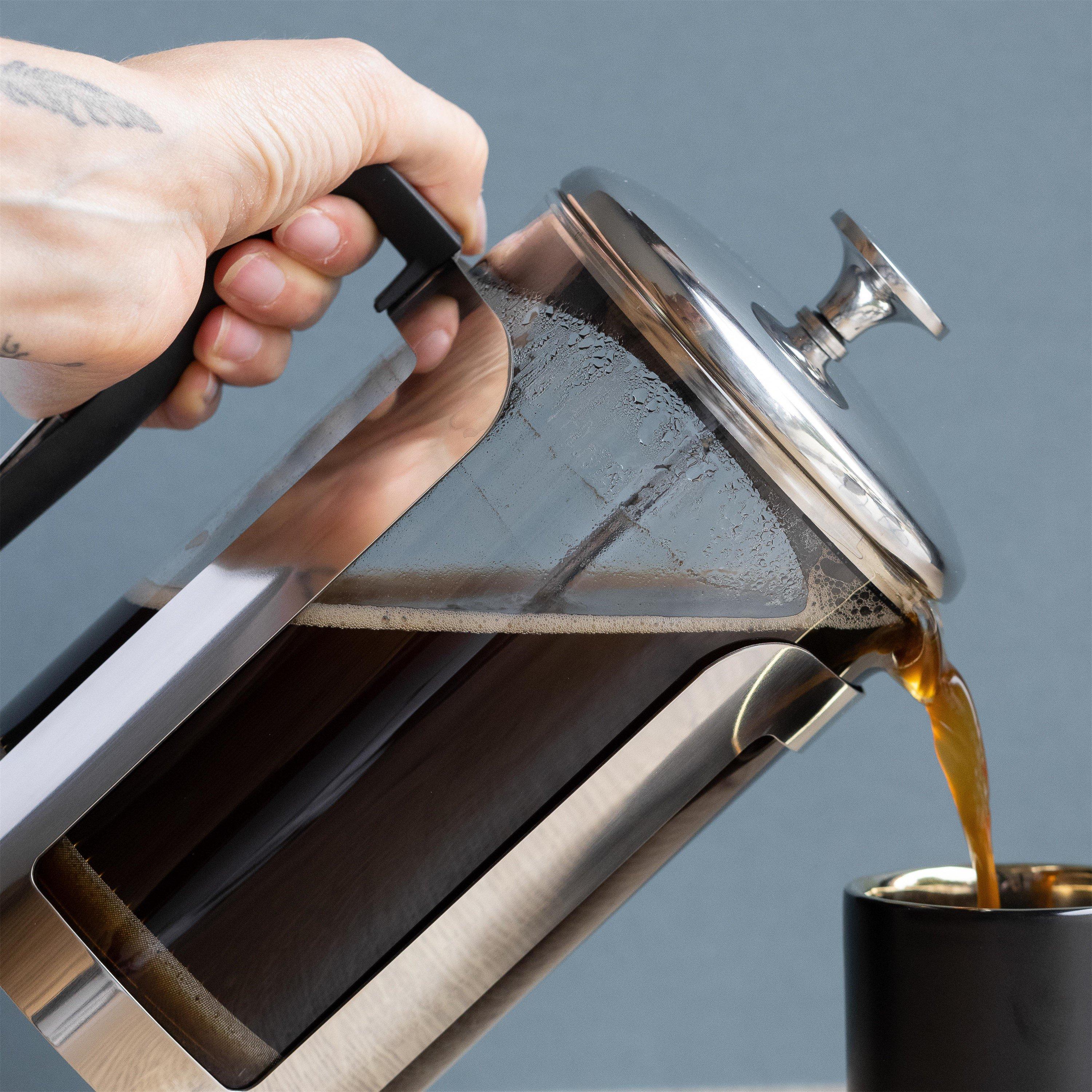 Silver - La Cafetiere - La Cafetiere Roma Stainless Steel French Press Cof - 2