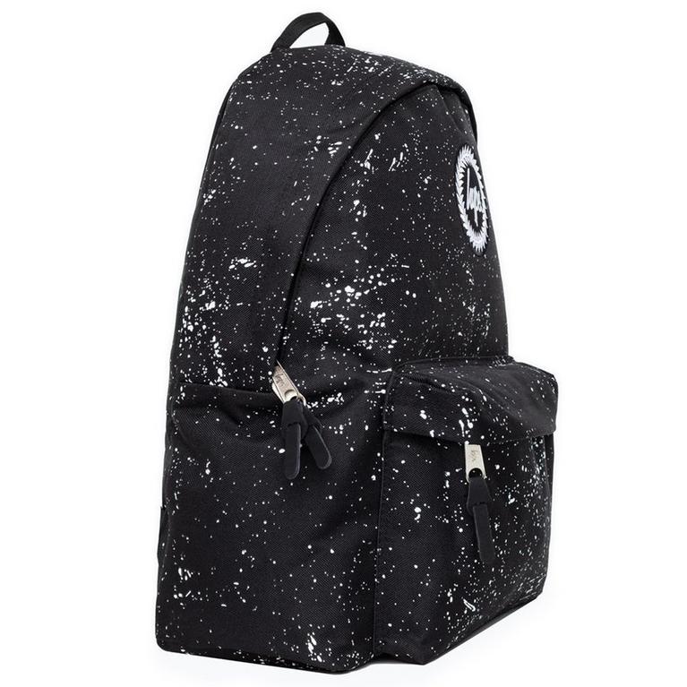 Noir/Blanc - Hype - Speckle Nylon backpack - 2