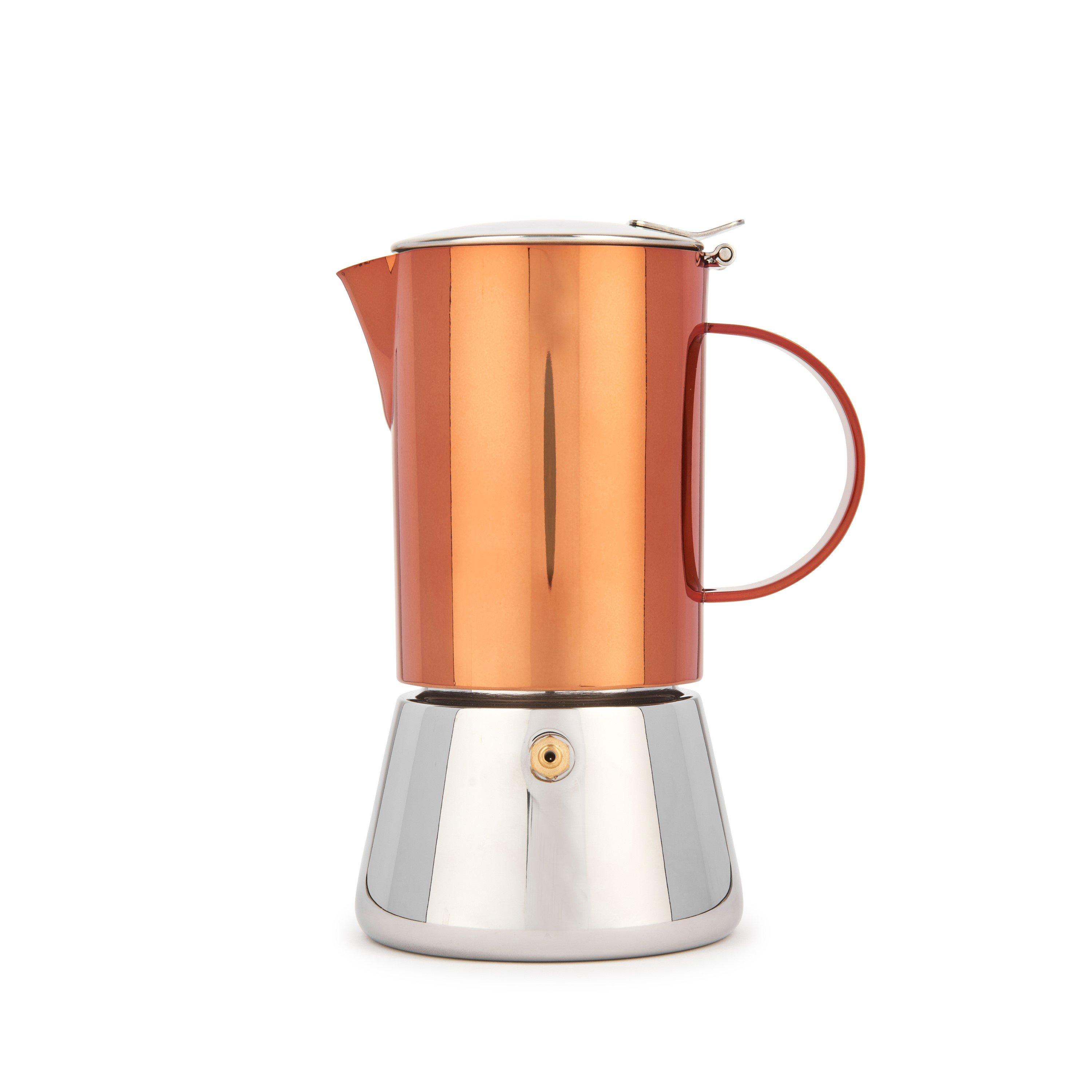 Copper - La Cafetiere - Stainless Steel Espresso Coffee Maker - 1