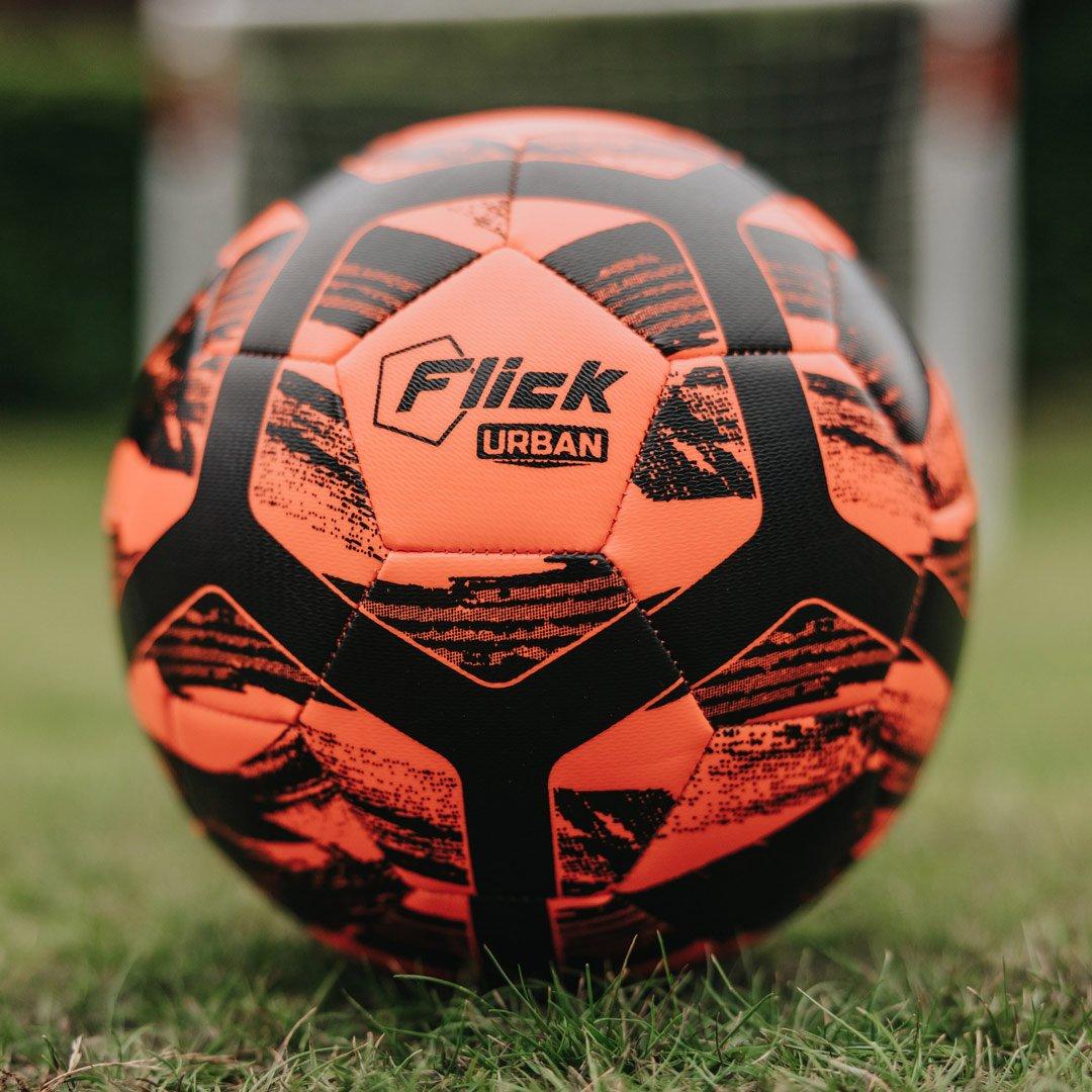 Black & Orange - Football Flick - Football Flick Urban Football - Size 5 - 2