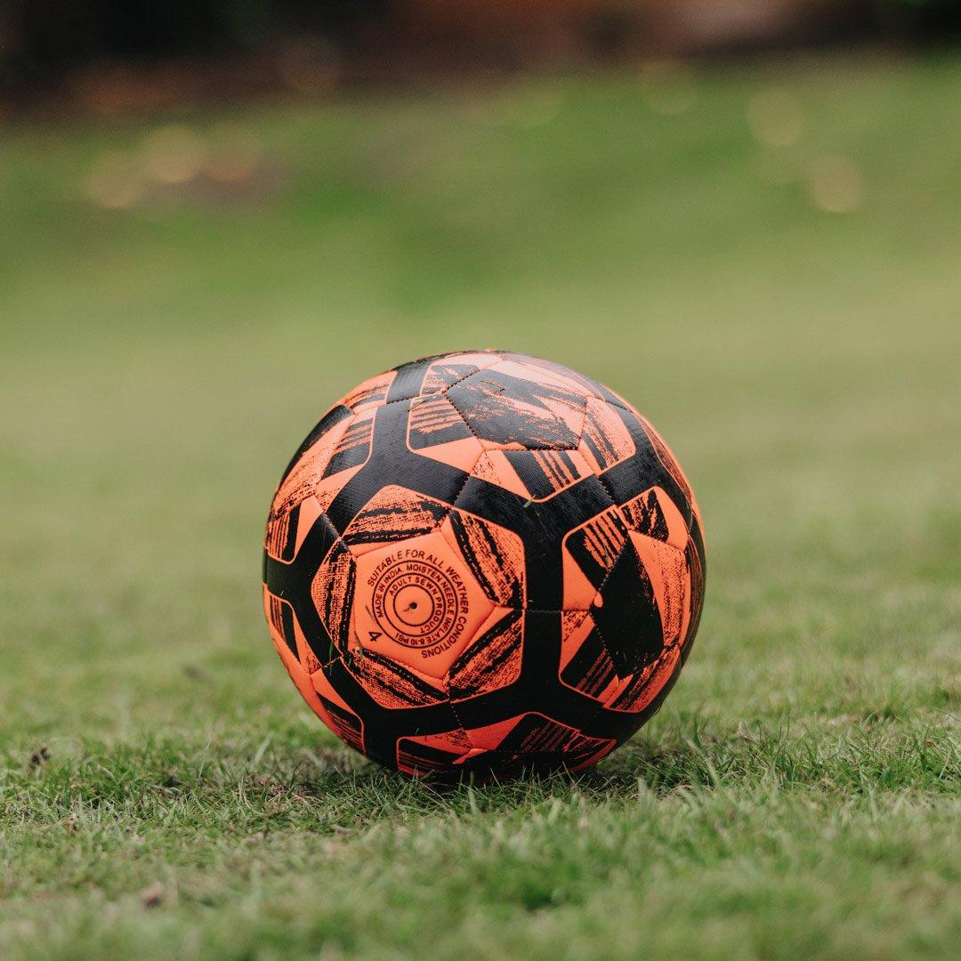 Black & Orange - Football Flick - Football Flick Urban Football - Size 5 - 7