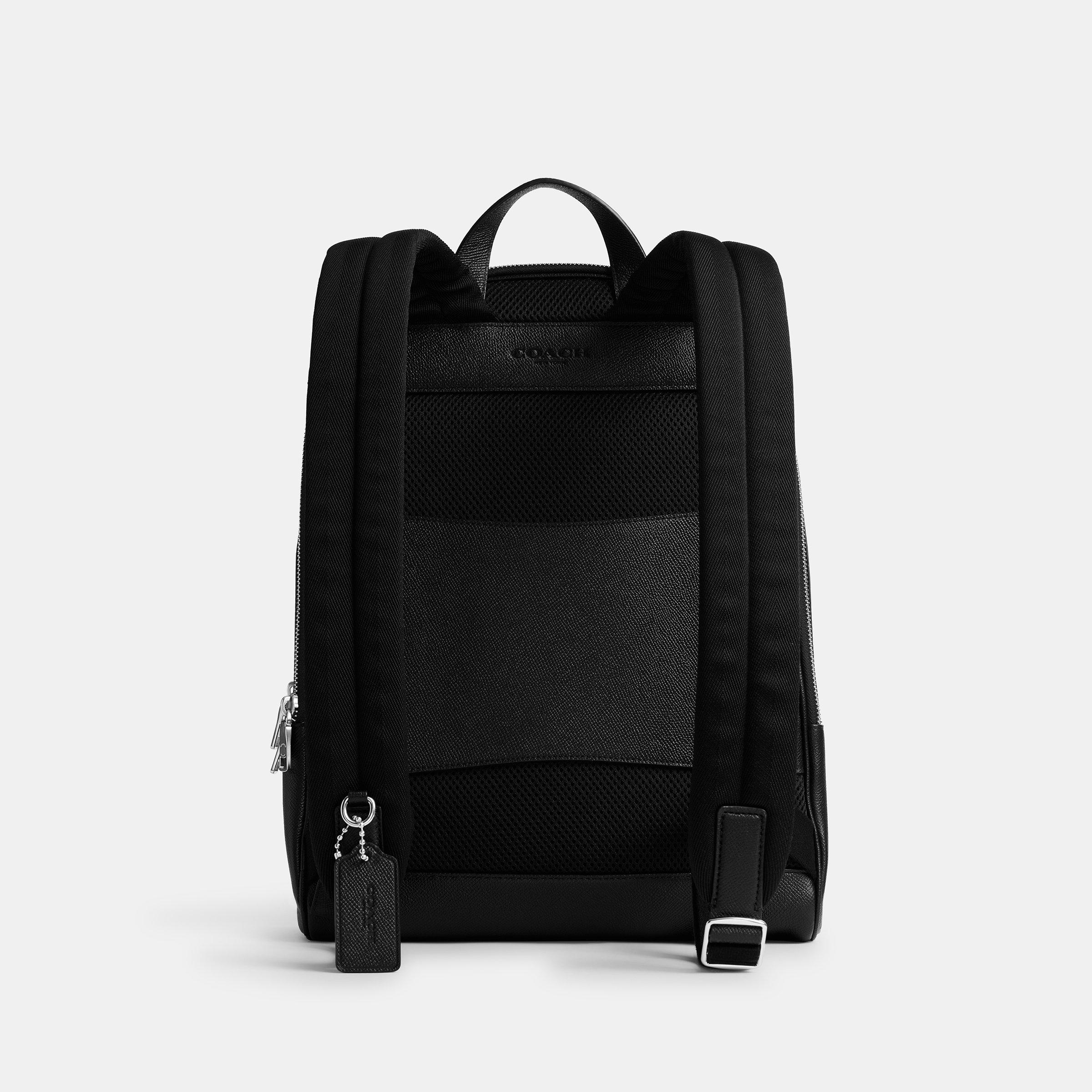 Black Canvas - Coach - Wade Backpack - 3