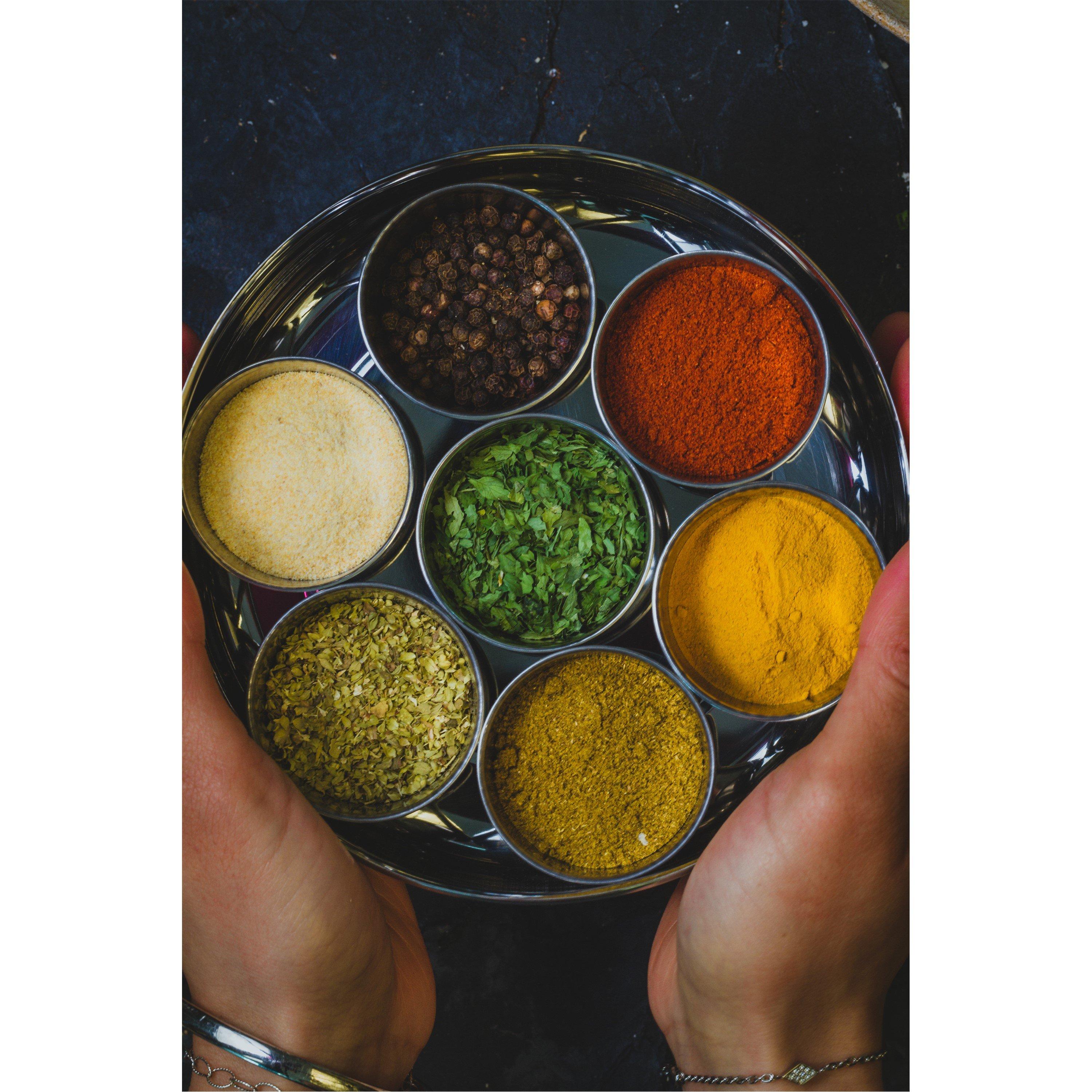 Silver - KitchenCraft - KitchenCraft World of Flavours Indian Masala Dabba - 4