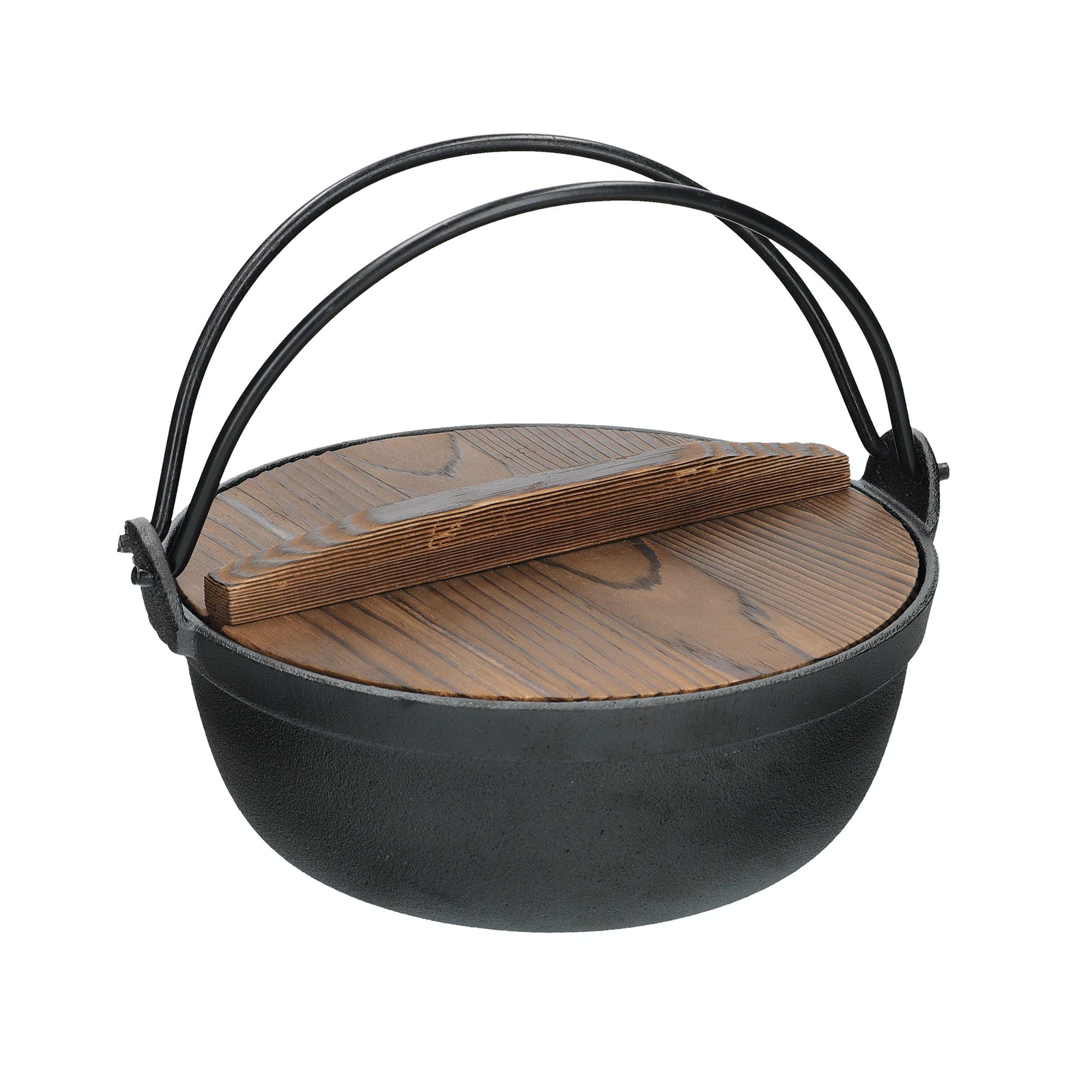 Kitchencraft  World Of Flavours Cast Iron Cooking Pot - Black - 21x21x10cm