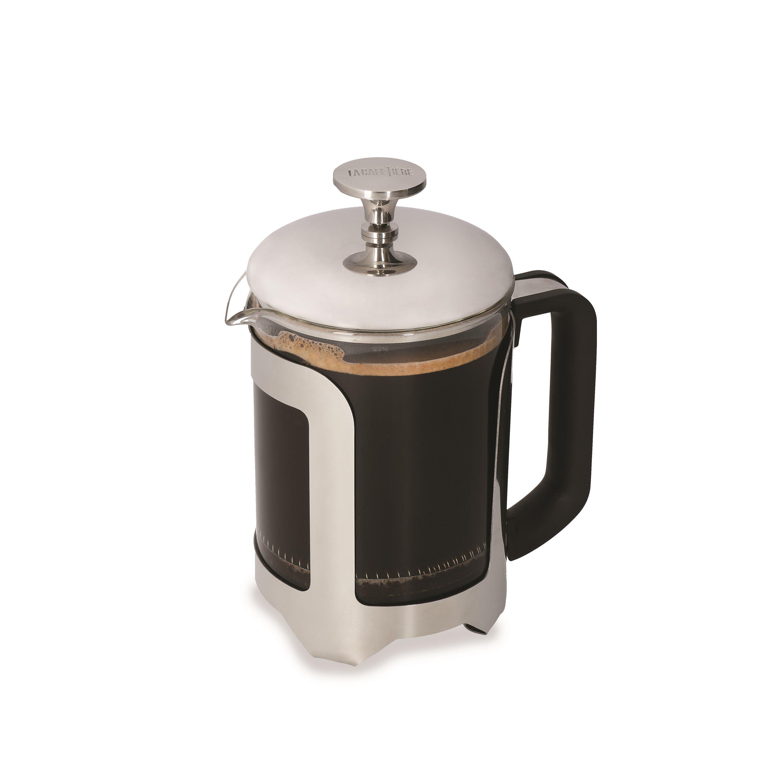 Silver - La Cafetiere - Roma Stainless Steel French Press Coffee Maker - 1