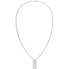 Calvin Klein Gents Calvin Klein stainless steel brushed dog tag necklace