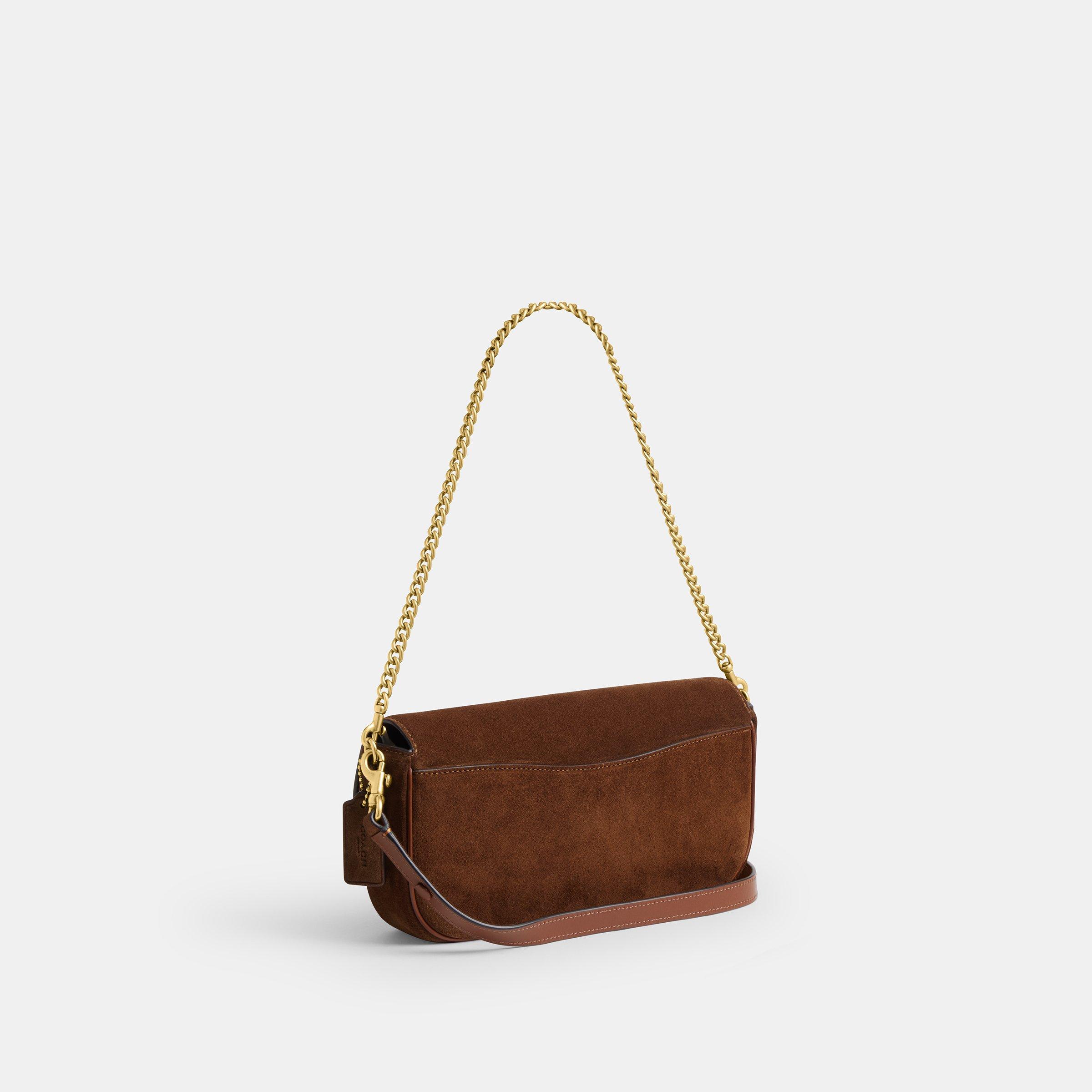 B4/WARM BROWN - Coach - Womens Brook Flap Chain Bag - 2