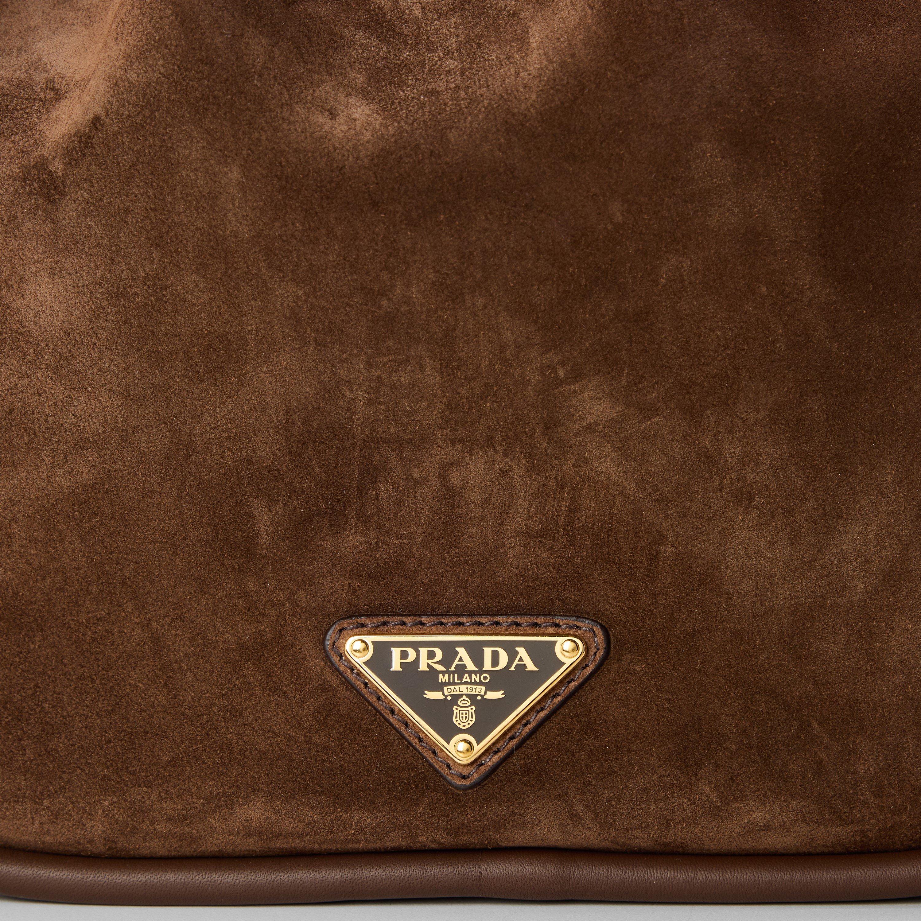 Cacao - Prada - Women's Bucket Bag - 4