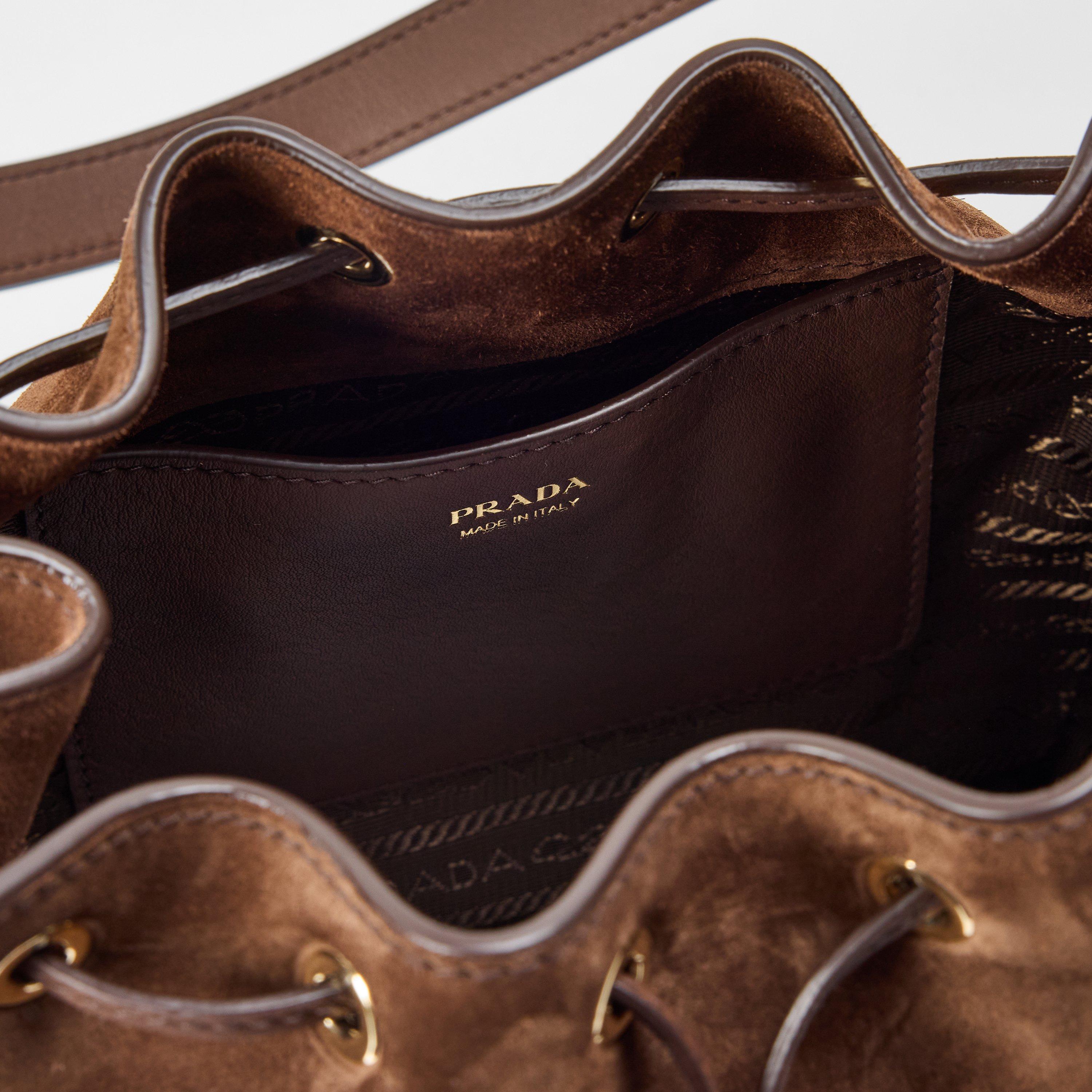 Cacao - Prada - Women's Bucket Bag - 5