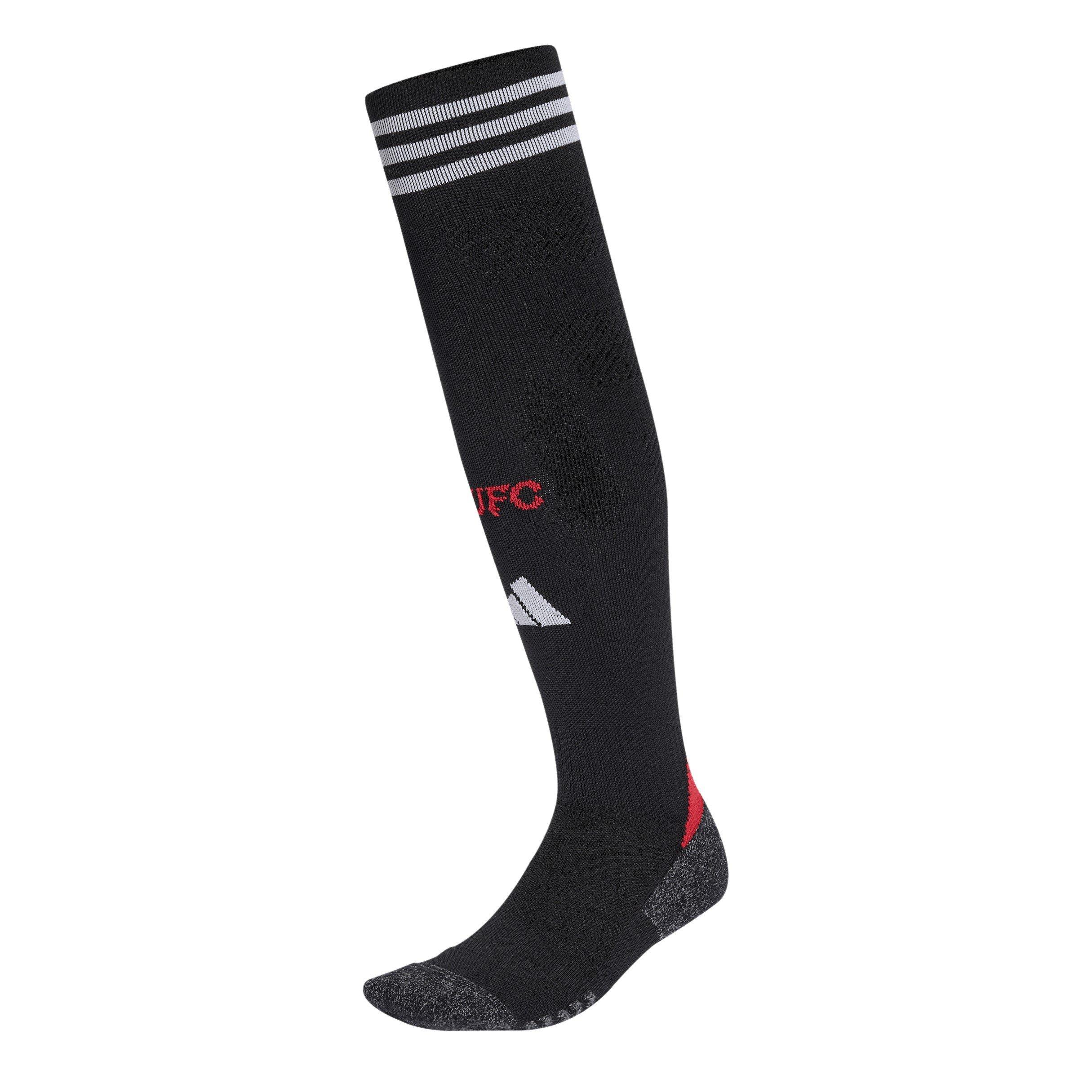 Adidas Men's Manchester United Home Socks 2025 2026 Adults - Black - Junior 1-6