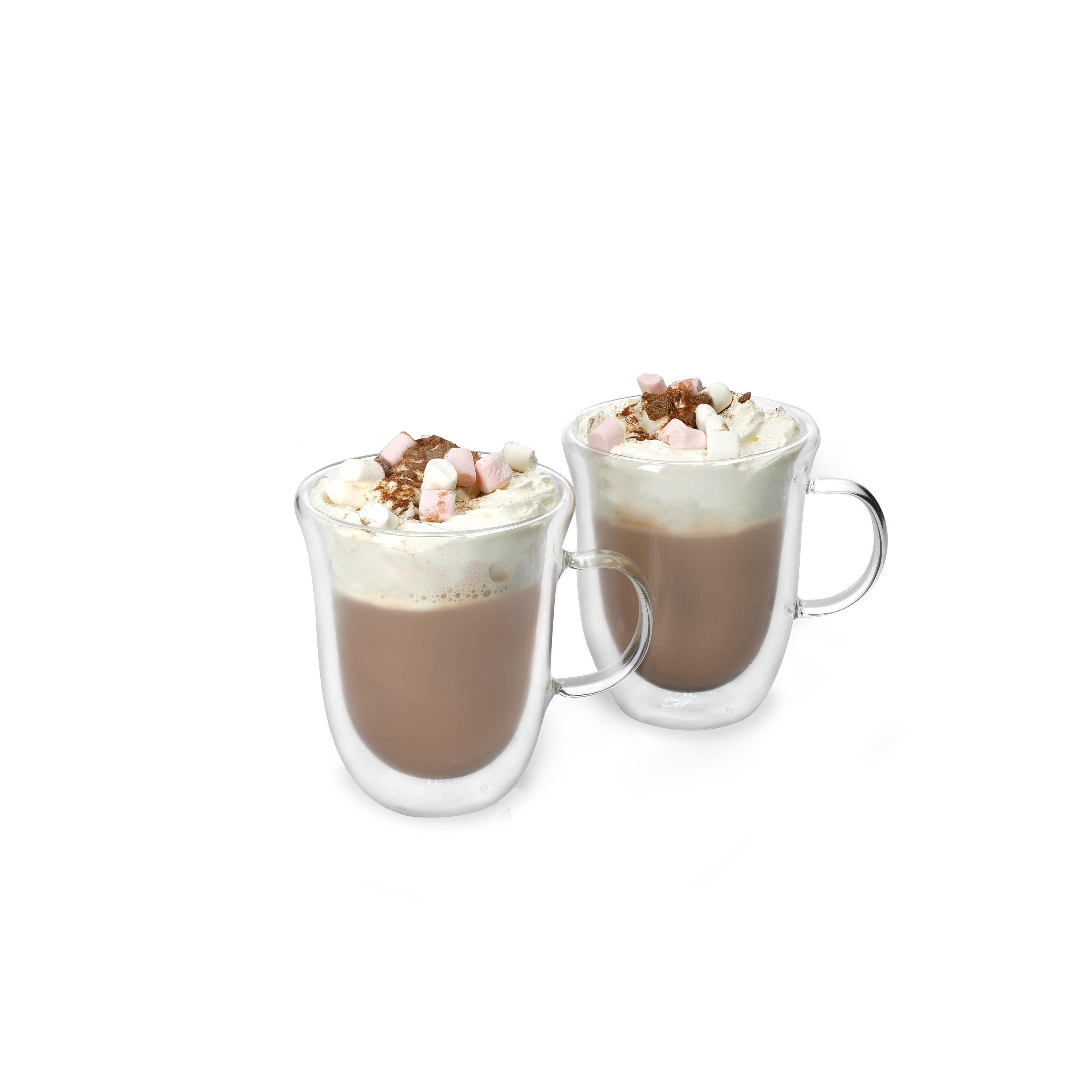Transparent - La Cafetiere - Set of 2 Glass Hot Chocolate Mugs - 1