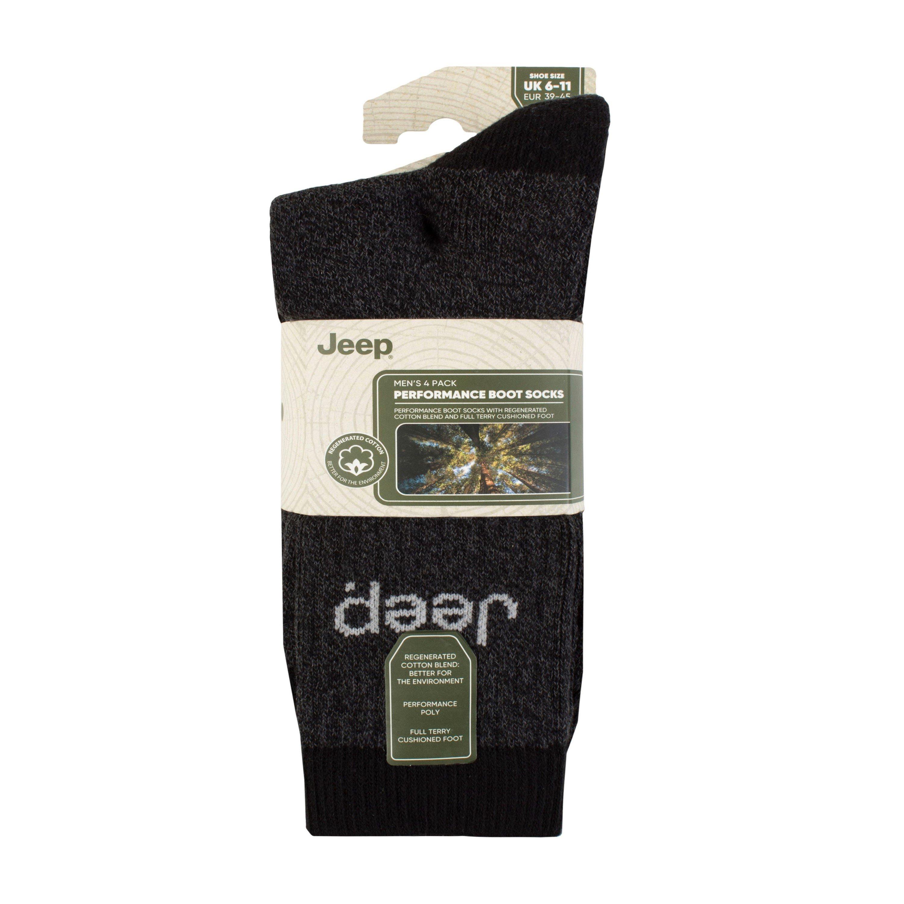 Black/Black - Jeep - Plain Boot Socks - 2