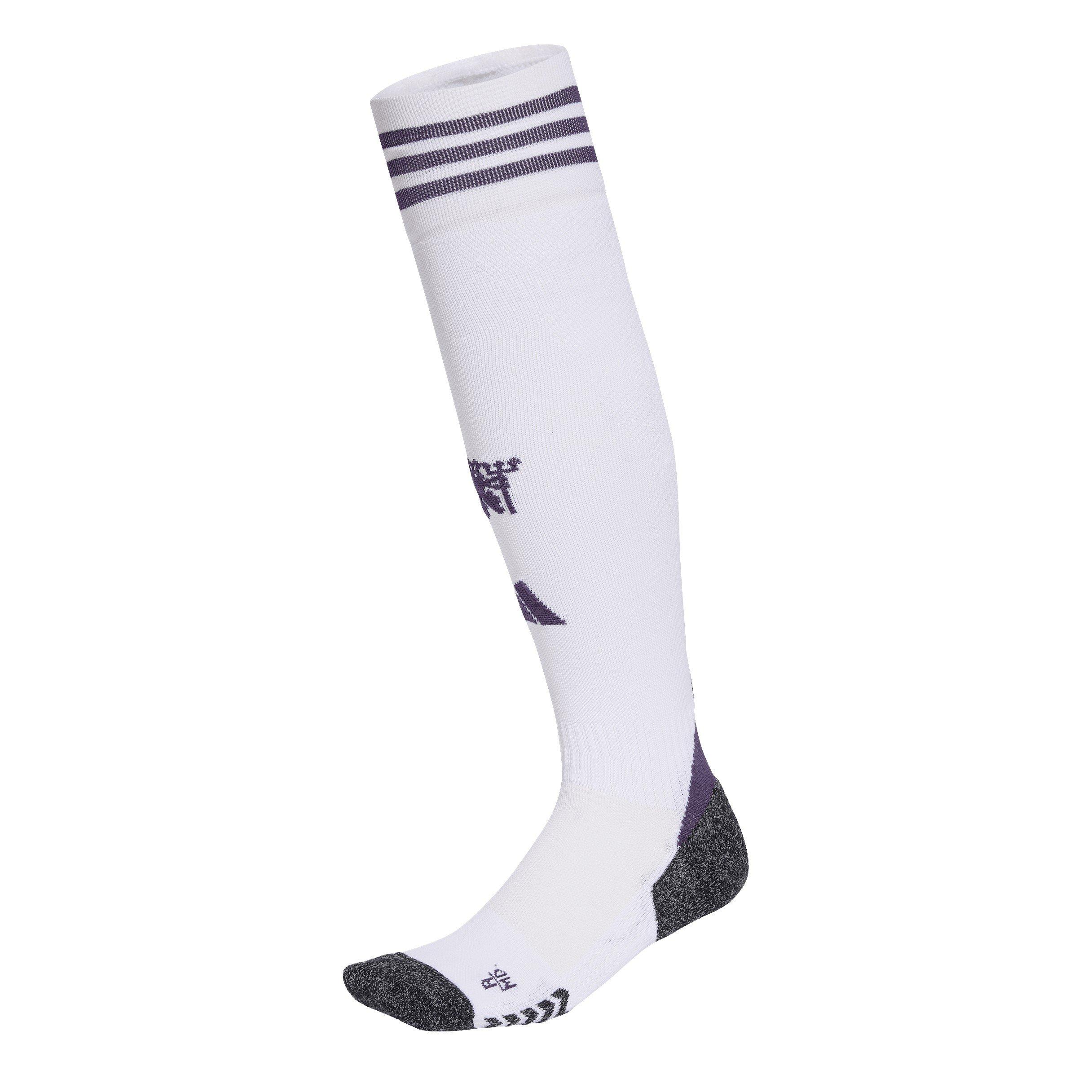 White - adidas - Manchester United Away Socks 2025 2026 Adults - 1
