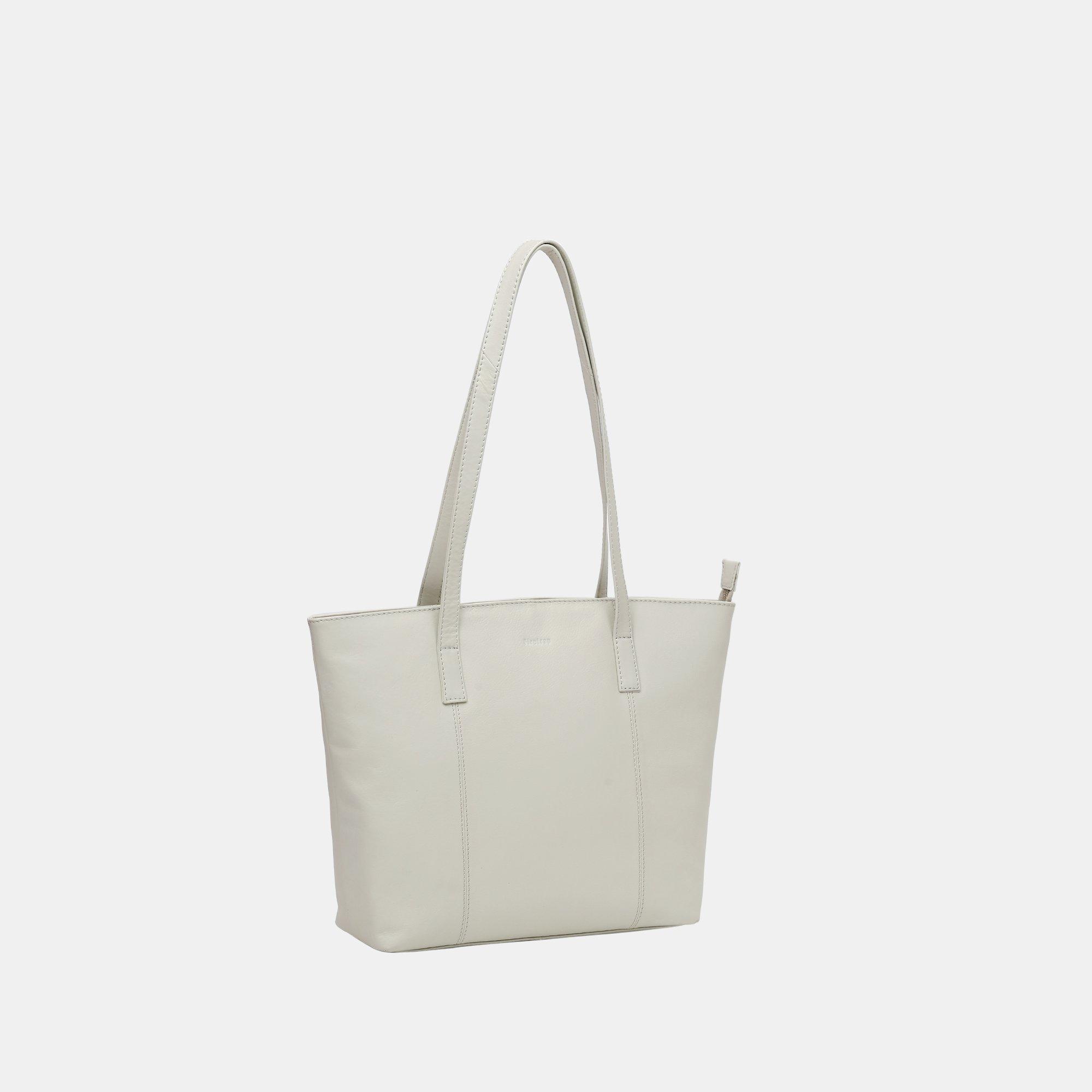 Off-White - Firetrap - Women's Work Leather Zip Tote Bag - 2